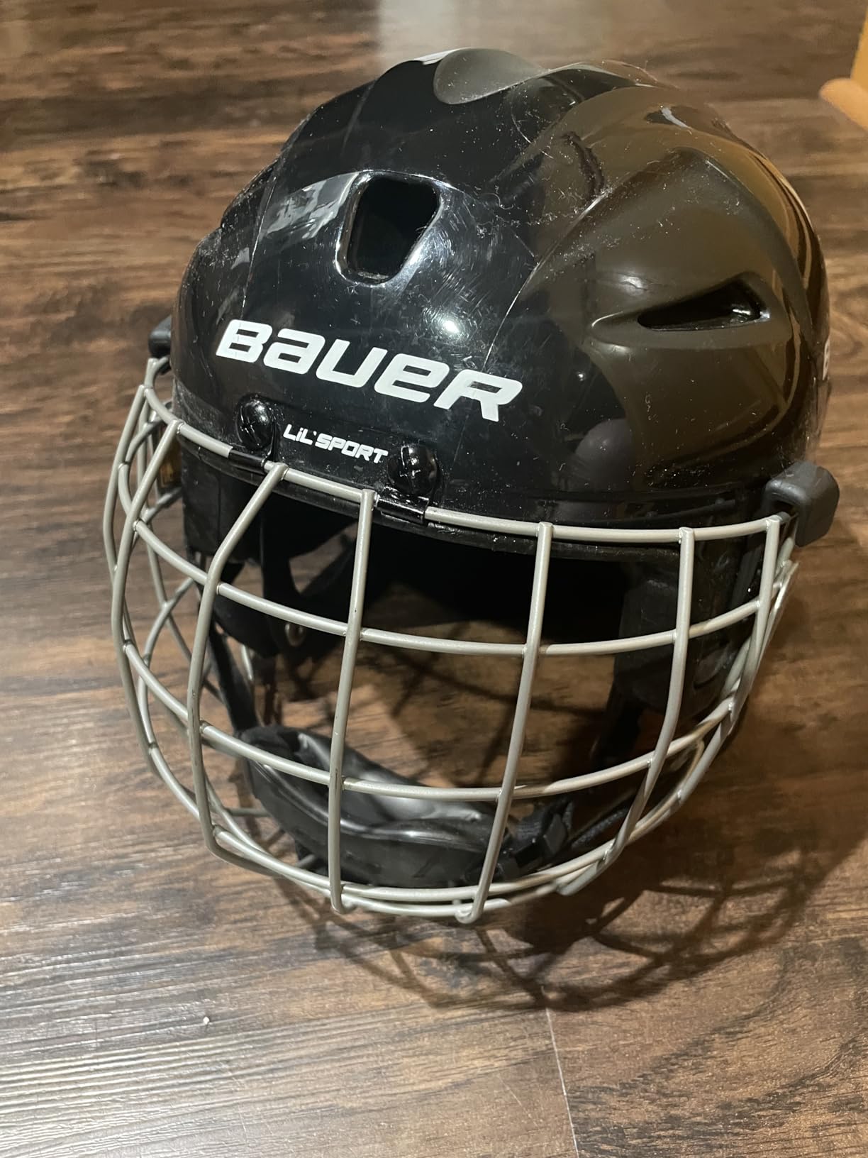 Bauer Lil Sport Hockey Helmet Combo with Face Mask Cage customer photo 1