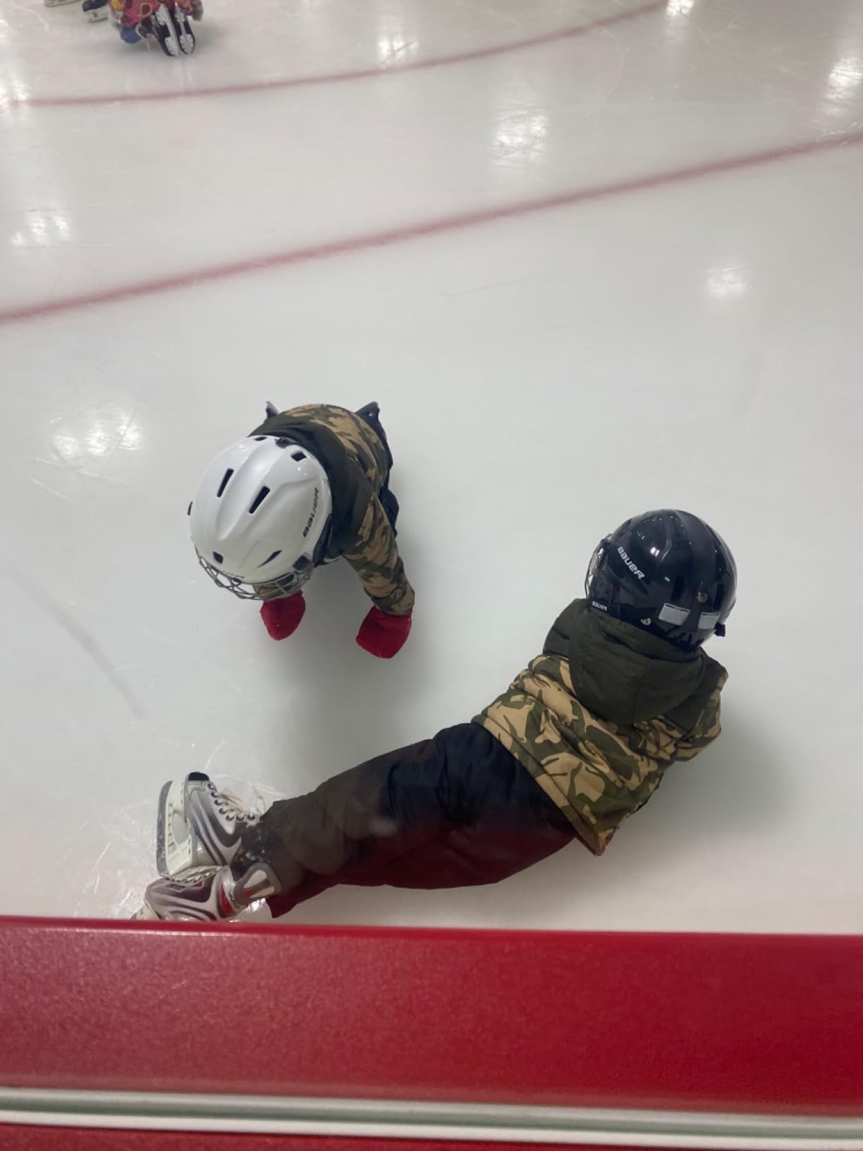 Bauer Lil Sport Hockey Helmet Combo with Face Mask Cage customer photo 2