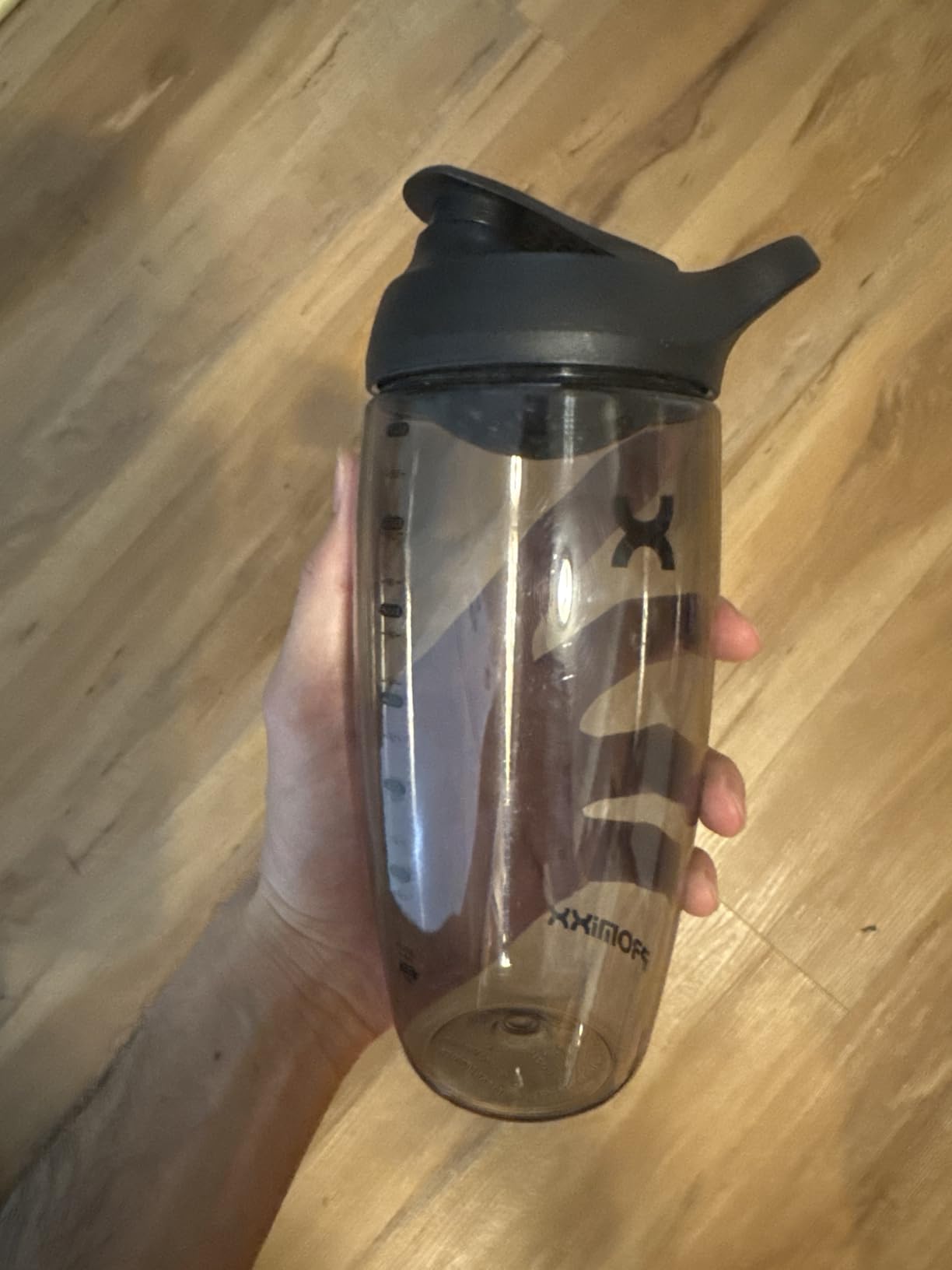 Promixx Pursuit Protein Shaker Bottle (24 oz) - Silent No-Ball Mixer, Leak-Proof Lid, BPA/BPS & Phthalate-Free ECOZEN - Easy-Clean Shaker Cup for Protein Shakes, Pre & Post-Workout Smoothies customer photo 1