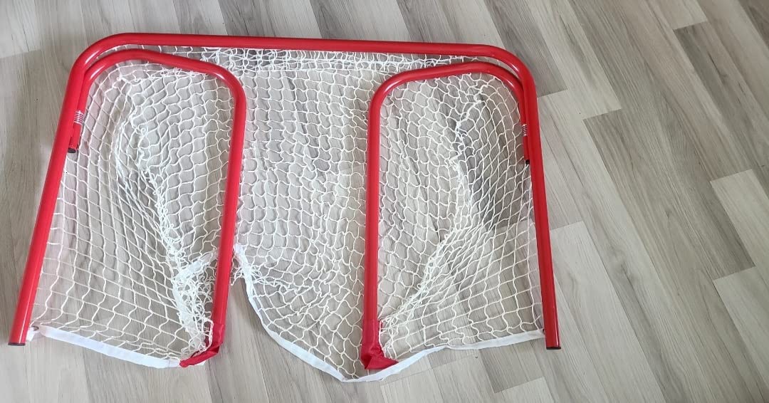 Franklin Sports Kids Mini Street Hockey Goal - Portable Folding Steel Floorball Goal - 36