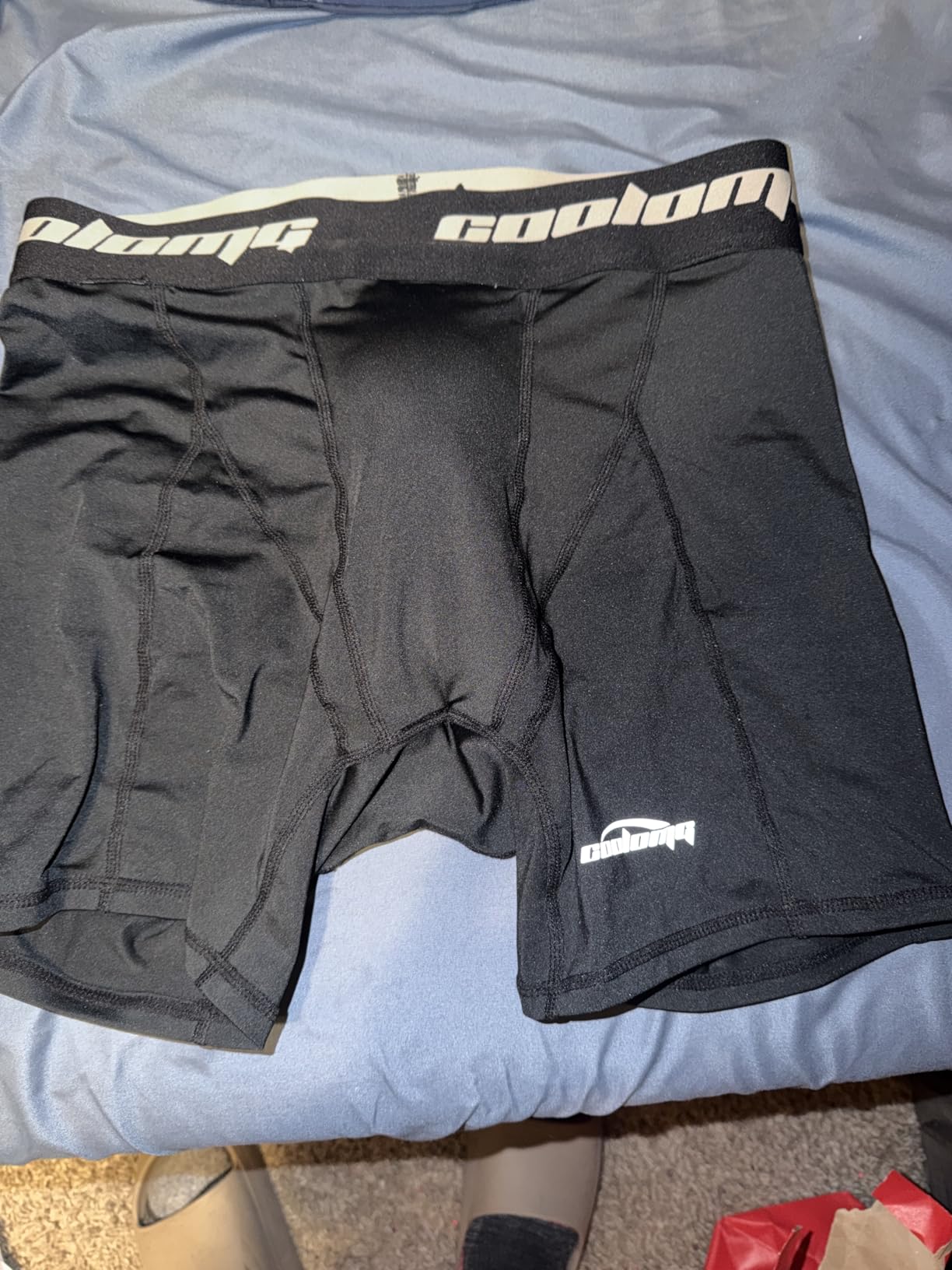 Mens Compression Shorts with Cup Athletic Baseball Underwear for Football MMA Lacrosse Field Hockey customer photo 1