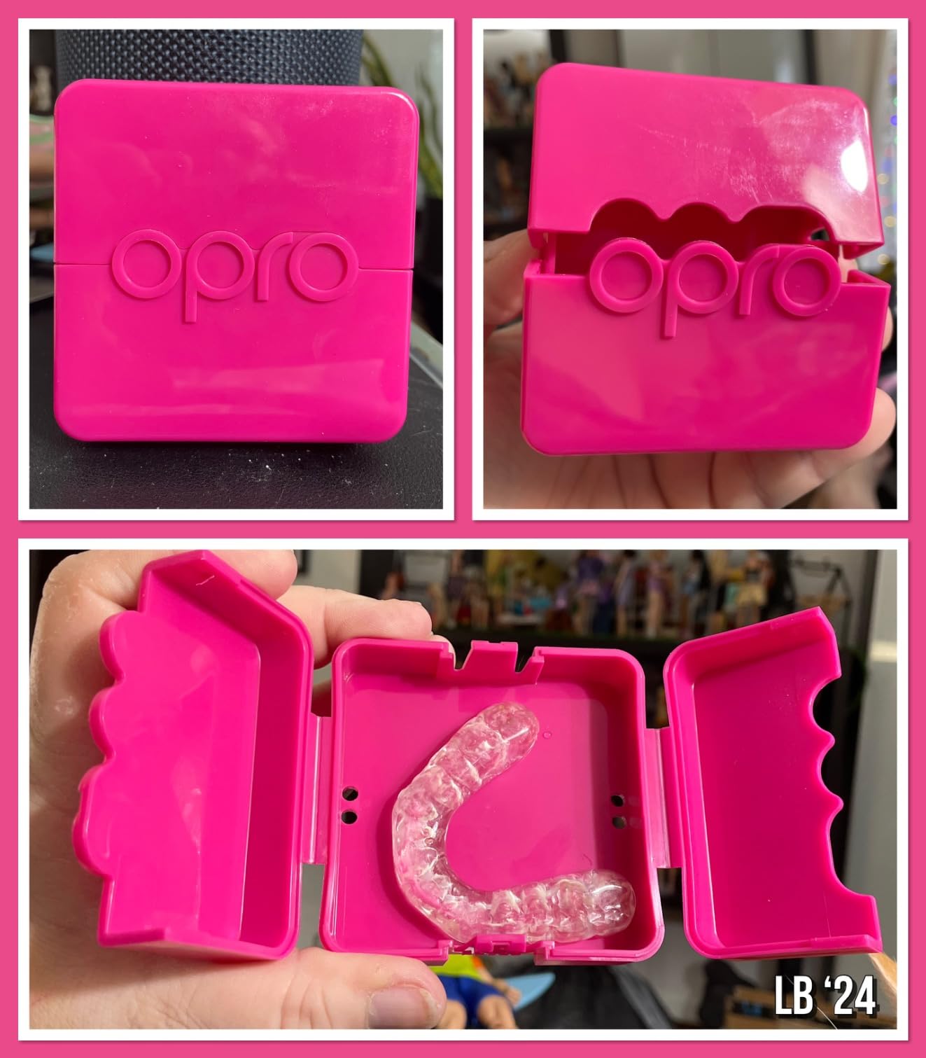 OPRO Protective Ventilated Mouth Guard Case, Can be Used as a Retainer Case, Ideal for Your Your Night Guard & Clear Aligners, Keeps Them Secure (Black) customer photo 1