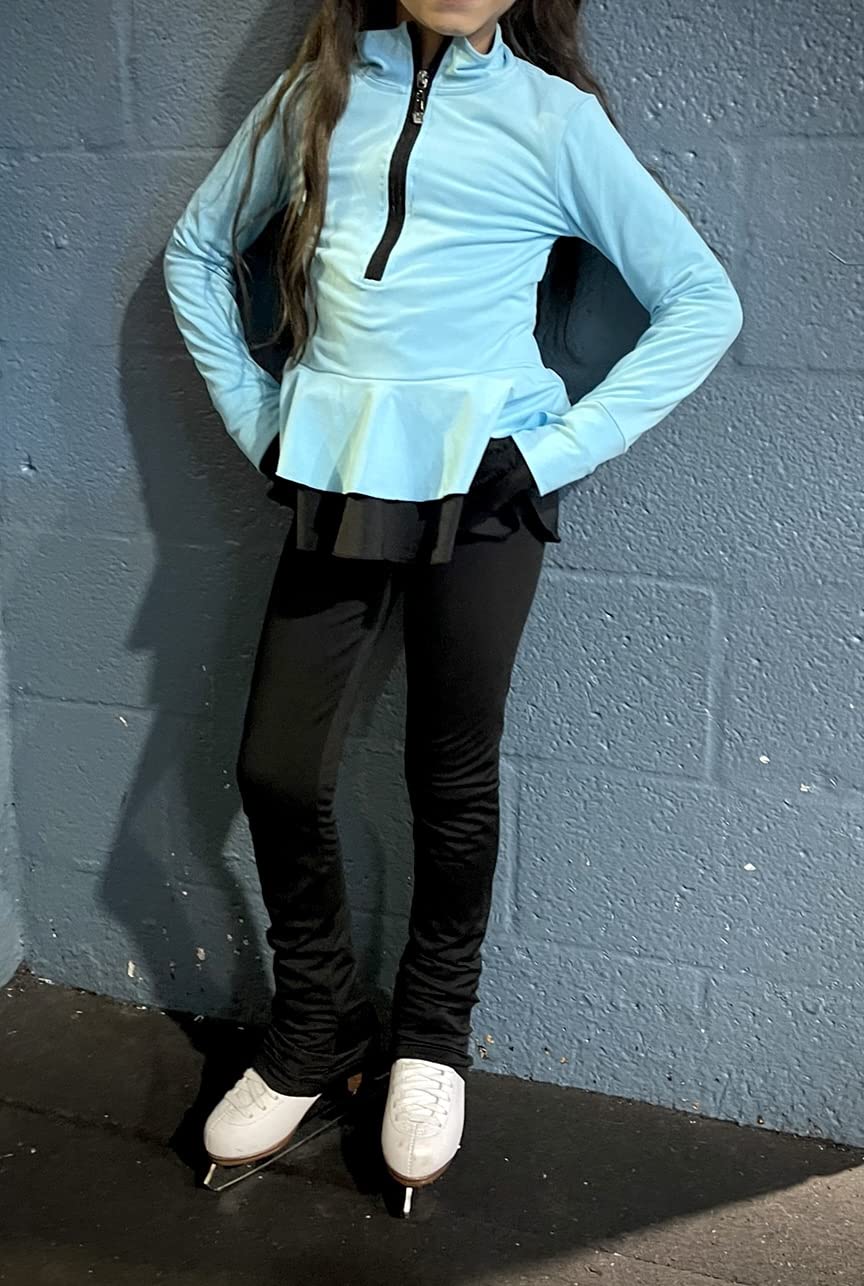 Figure Skating Jacket Pants Girls Teens for Girls Black Tops Coats for Women customer photo 1