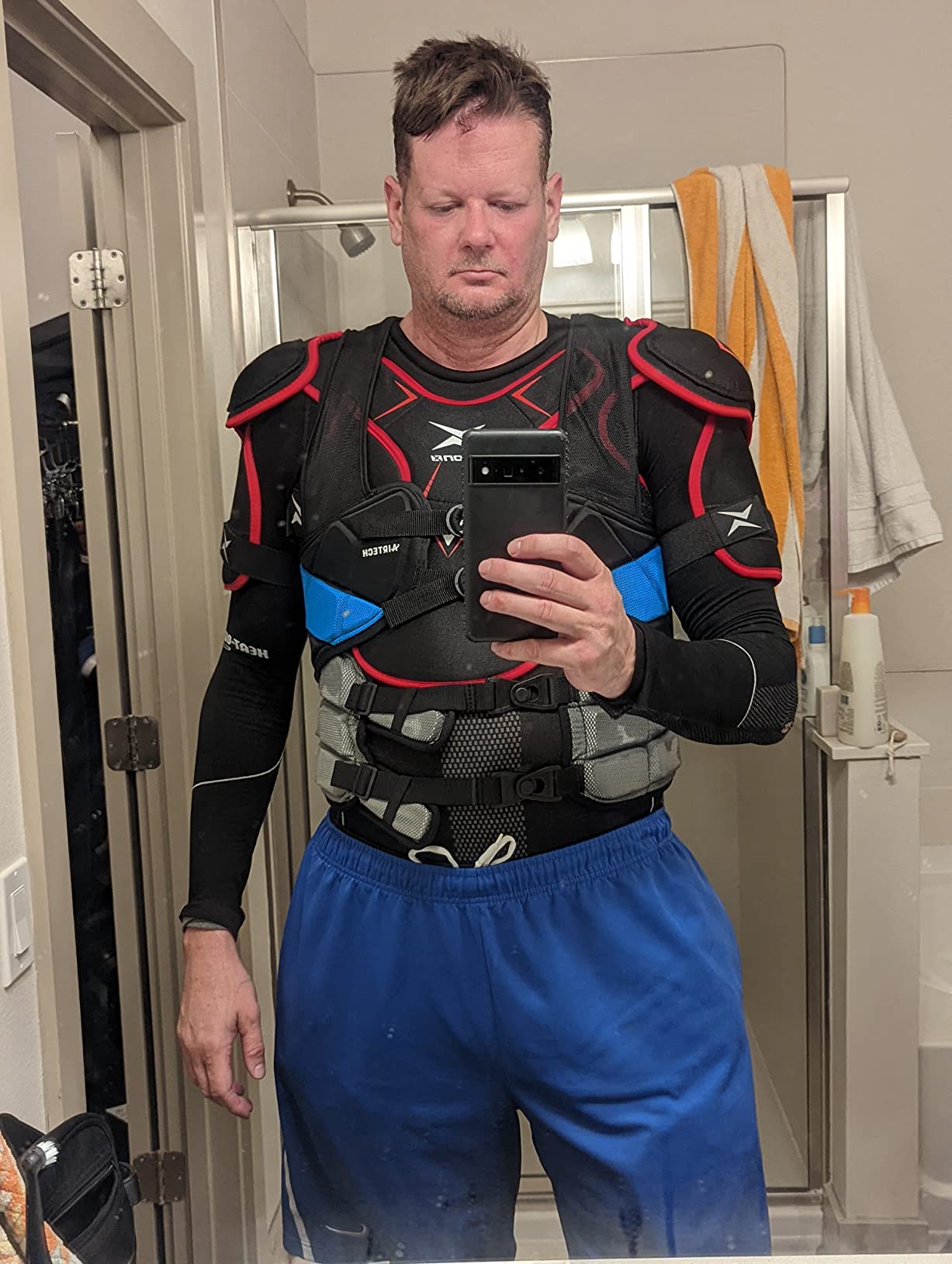 TronX Force Adult Senior Ice Hockey Shoulder Pads customer photo 1