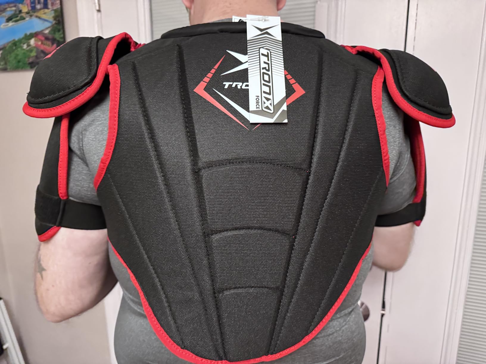 TronX Force Adult Senior Ice Hockey Shoulder Pads customer photo 2
