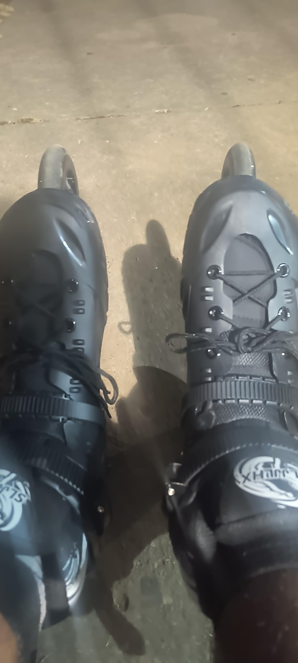 3 Wheels Inline Skates for Men Women, Professional Roller Skates Blades for Male Female, High Performance Adult Speed Skates with 110MM Wheels customer photo 2