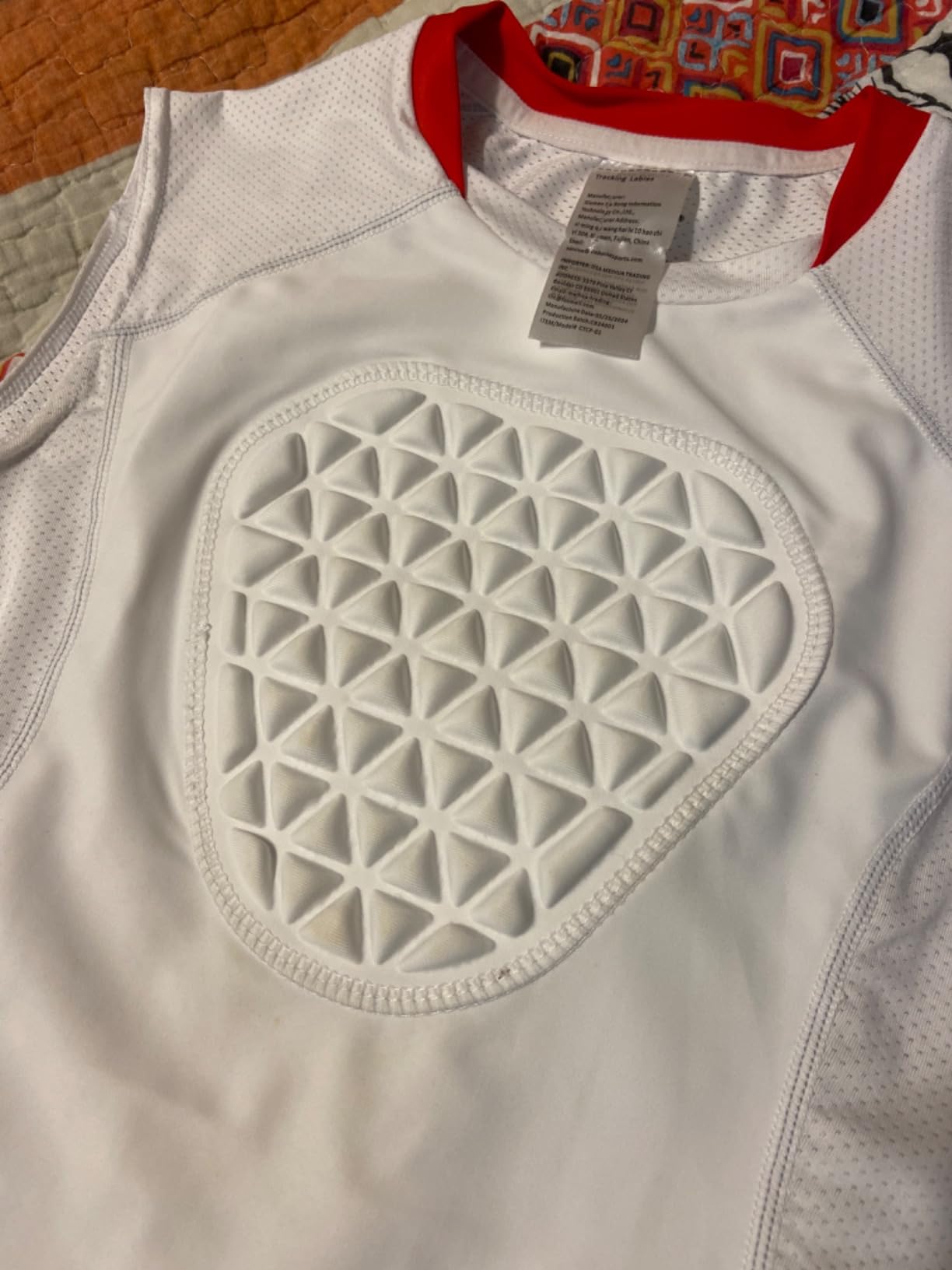 Cabasse Youth Chest Protector, Heart-Guard/Sternum Protection Shirt for Baseball, Football, T Ball, Lacrosse & Goalies customer photo 2