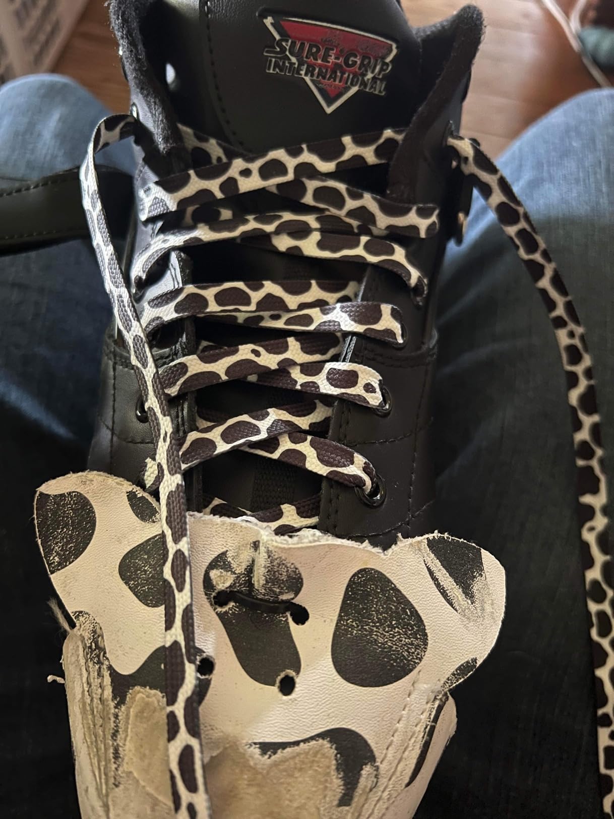 Zhanmai 2 Pieces Toe Cap Guards Protectors with Ears Artificial Leather Roller Skate Protectors for Quad Roller Skate customer photo 1