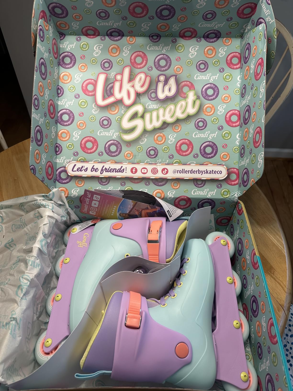 Candi GRL South Beach Molded Inline Skates by Roller Derby Elite customer photo 2