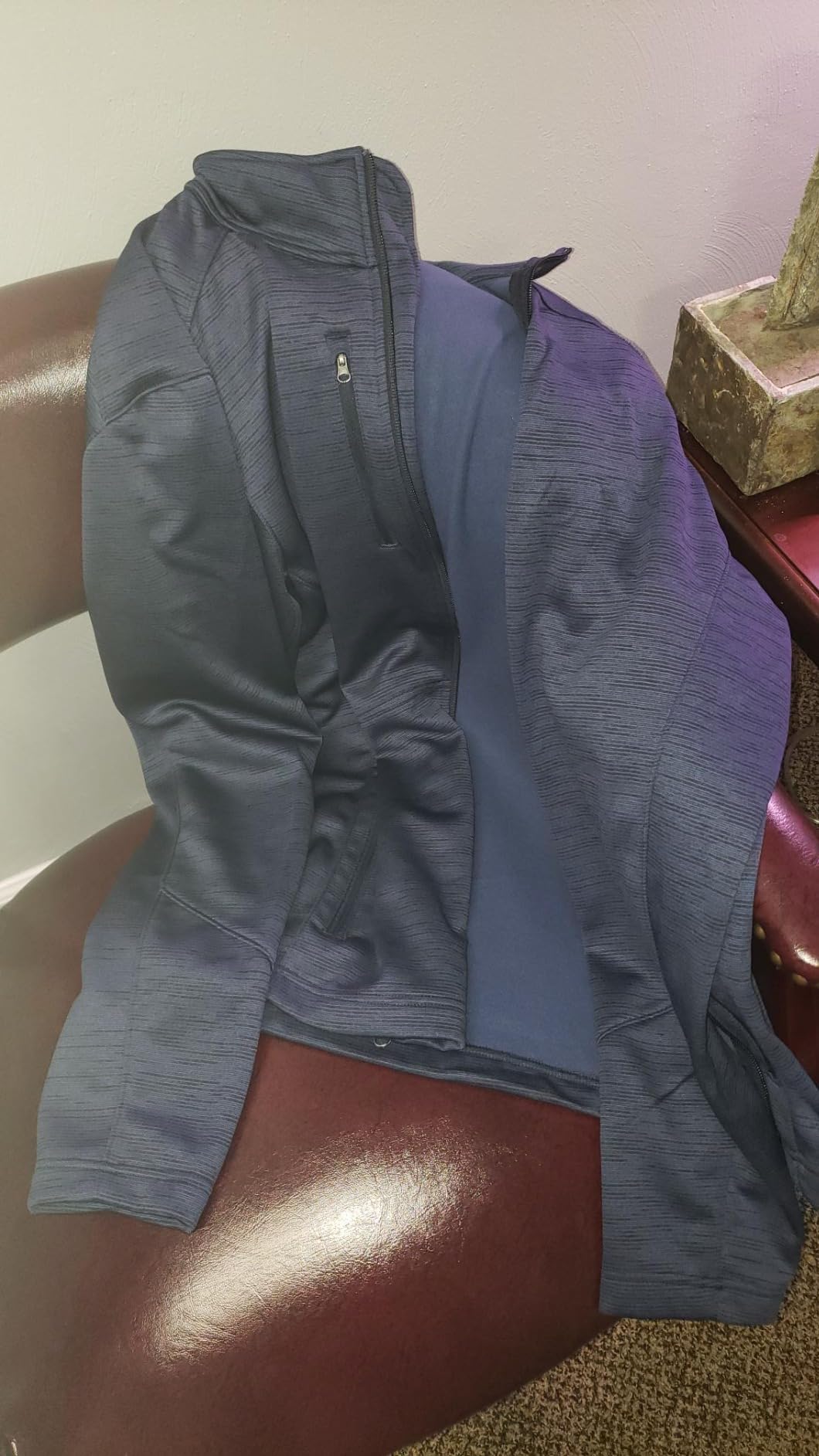 INK STITCH Men F231 Deisgn Your Own Custom Stitching Logo Texts Digi Stripe Fleece Jackets customer photo 1