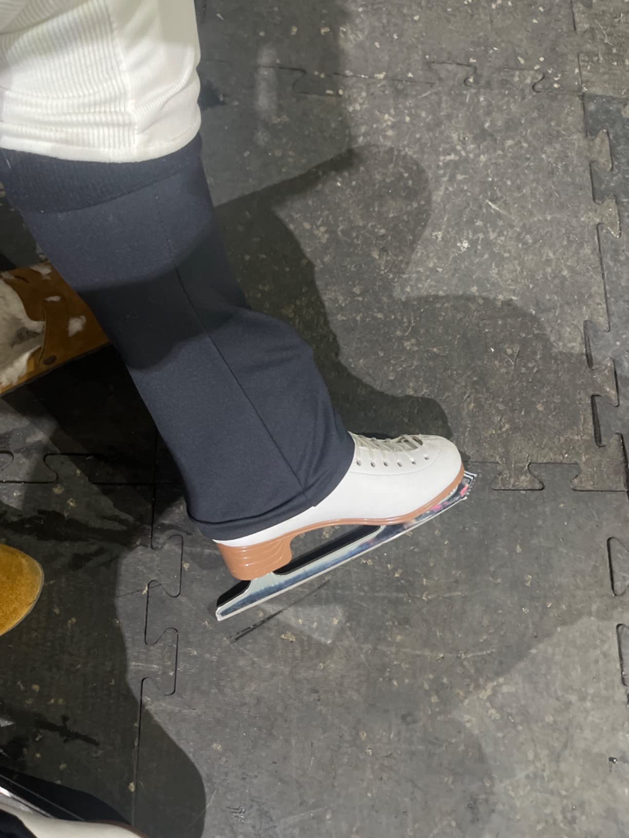 Figure Skating Practice Pants - Polar Fleece Thermal Black - Blue - Purple UGSP2 customer photo 2