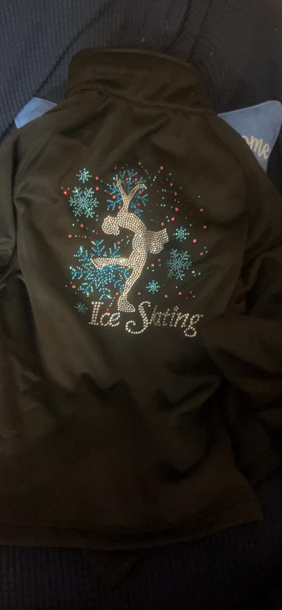 Figure Skating Warm Fleece Semi Fitted Jackets Ice Skating Jacket for Girls Women UGJK2 customer photo 1