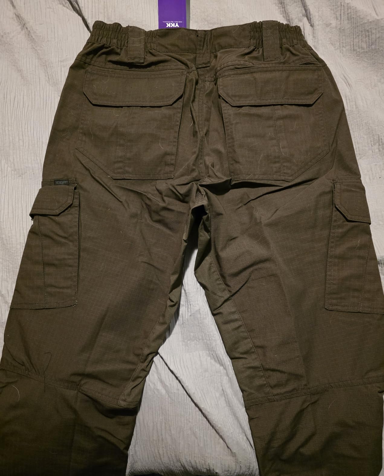 CQR Men's Tactical Pants, Water Resistant Ripstop Cargo Pants, Lightweight EDC Work Hiking Pants customer photo 1