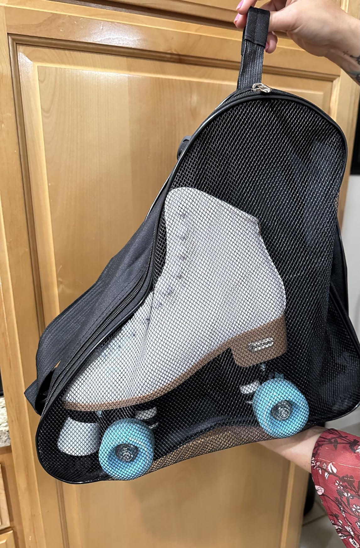 Peyorom Skate Bags, Great for Roller Skates, Ice Skates, Quad Skates, Inline Skates, Rollerblade, Figure Skates, Ice Hockey Skate - Skate Accessories for Kids and Adults customer photo 2