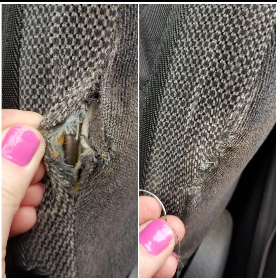 PLANTIONAL Upholstery Repair Sewing Kit, Heavy Duty Sewing Kit with Sewing Awl, Seam Ripper, Leather Hand Sewing/Stitching Needles, Sewing Thread for Car/Sofa/Backpack/Shoe, Craft DIY, 10 Color, 47Pc customer photo 2