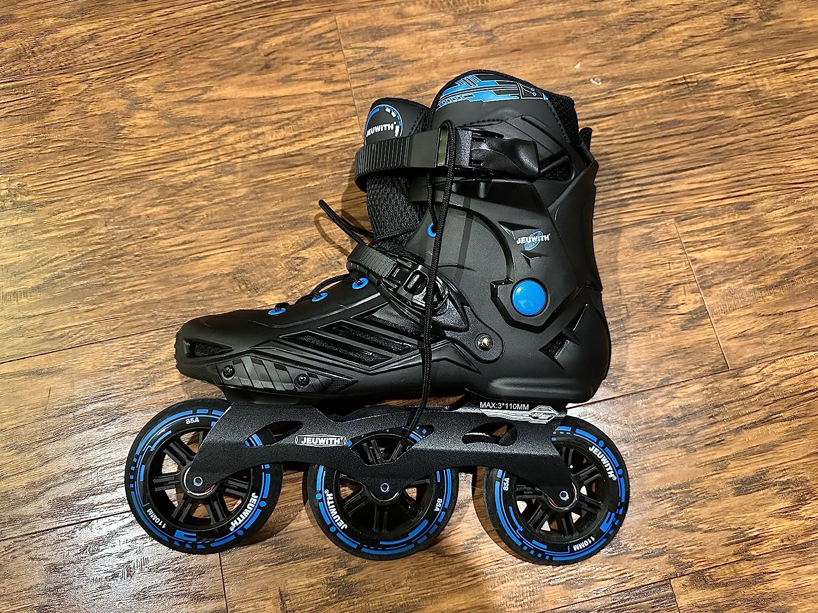 Inline Skates for Men Women, 3 Wheel Roller Skates Blades for Male Female, High Performance Fitness Inline Speed Racing Skates for Adult and Unisex customer photo 2