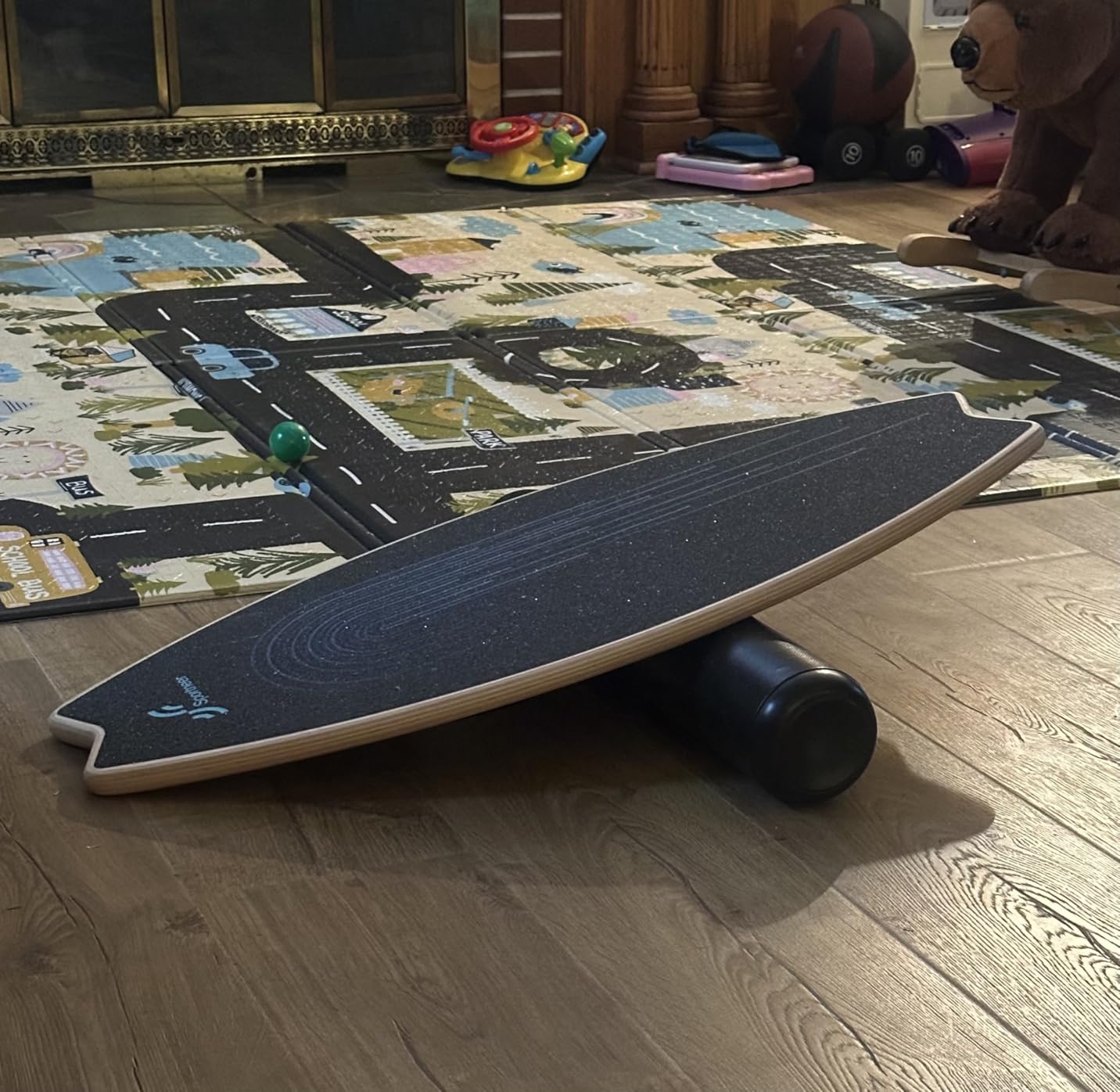 Sportneer Balance Board - 7 Modes Wobble Board with Adjustable Stoppers, Exercise Balancing Stability Trainer for Improve Balance, Surf Trainer & Physical Therapy - Roller and 2.8'' Ball Included customer photo 2