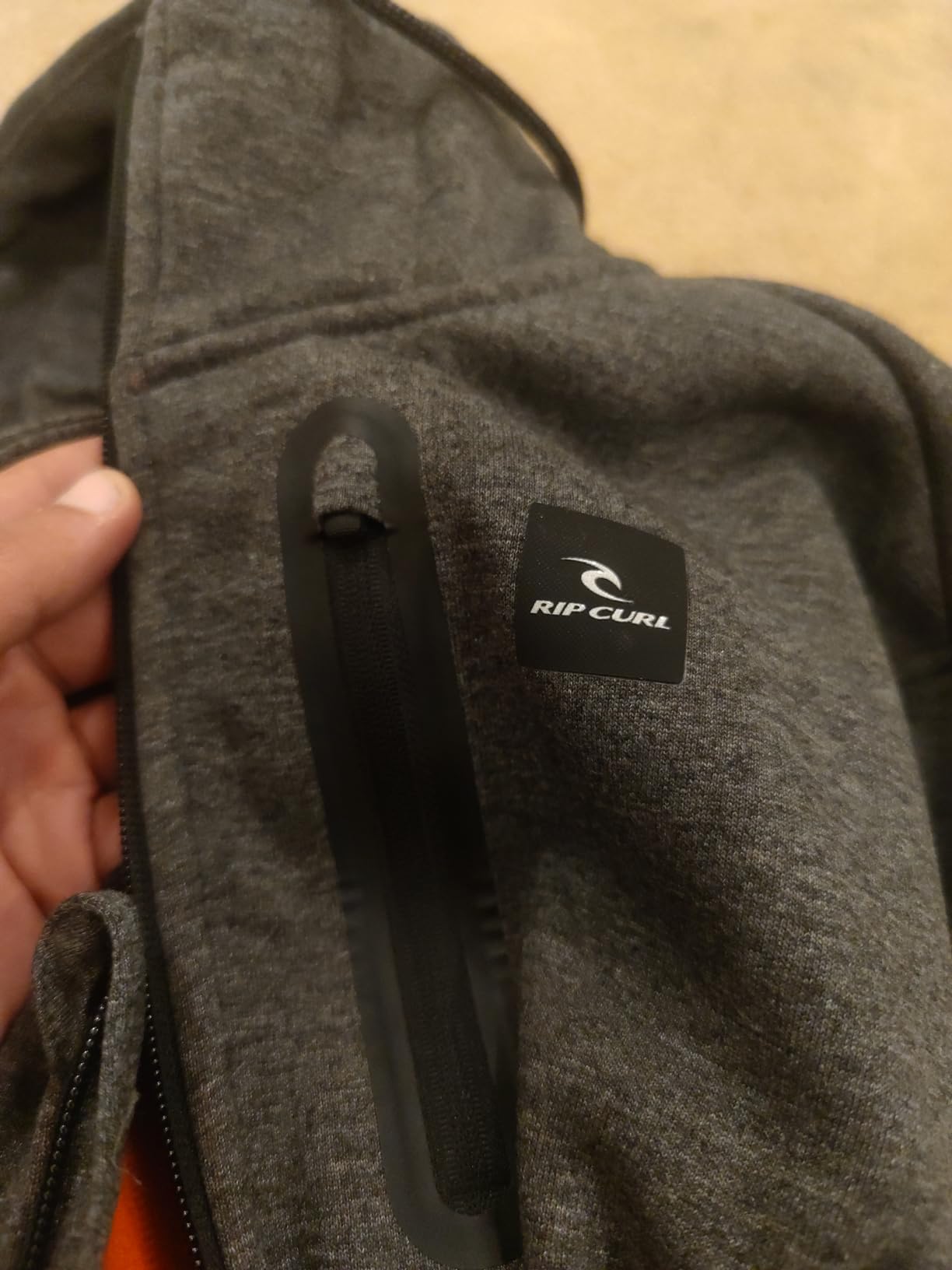 Rip Curl mens Departed Anti Series Technical Zip Up Hooded Sweatshirt customer photo 2