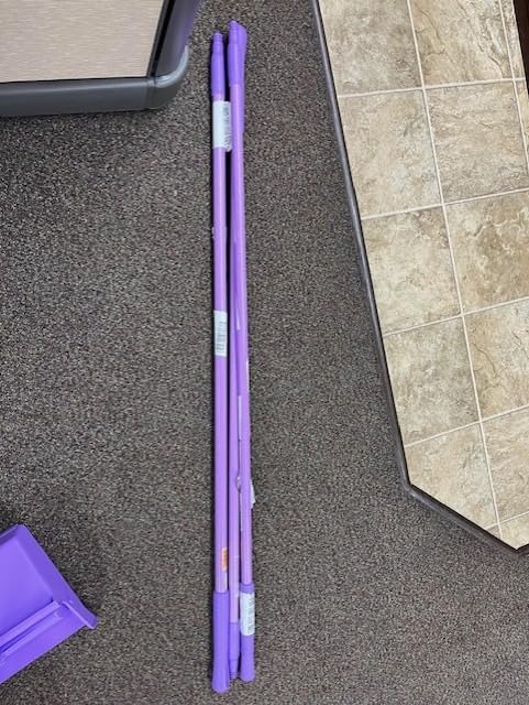 SPARTA Fiberglass Broomstick Replacement Broom Handle with Acme Threaded Tip for Industrial Cleaning Tools, Fiberglass, 60 Inches, Blue customer photo 1