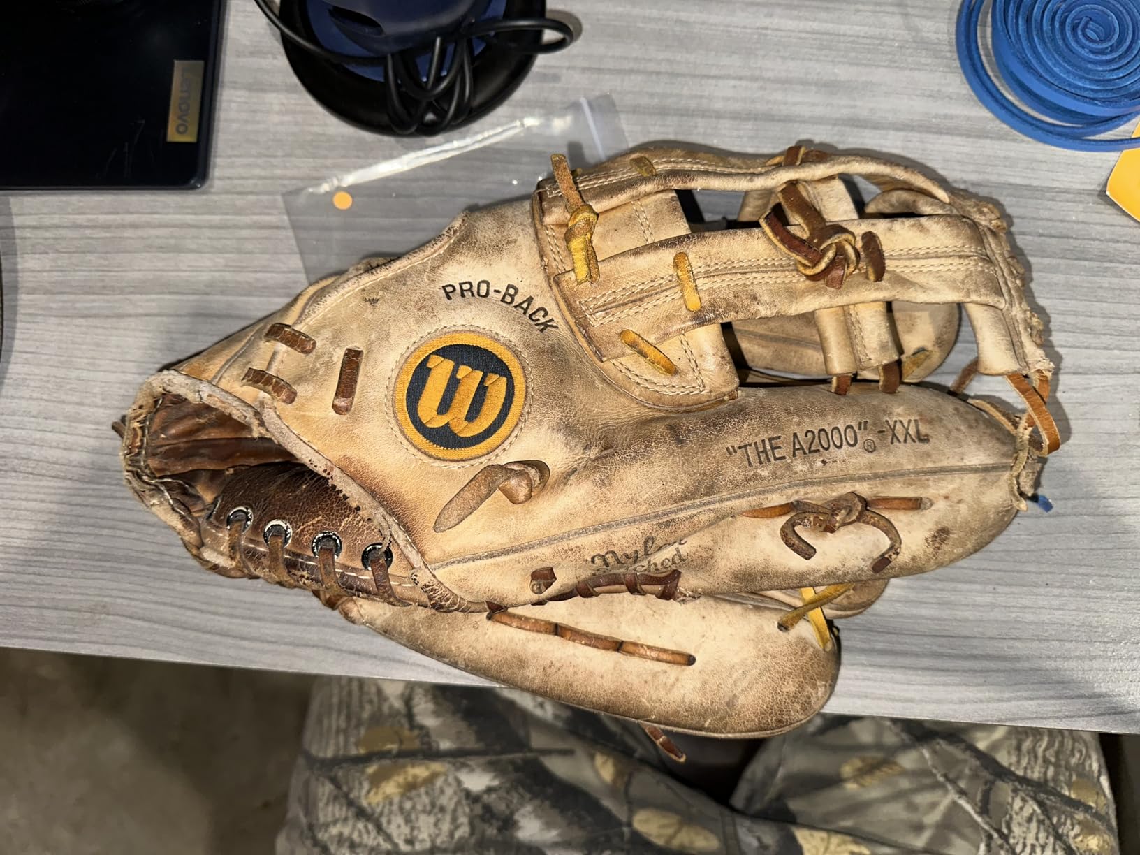 Softball and Baseball Glove Lace Kit - Mitt Leather Lacing Repair in Baseball Gloves - Deluxe Relacing - 2 Leather Laces customer photo 2