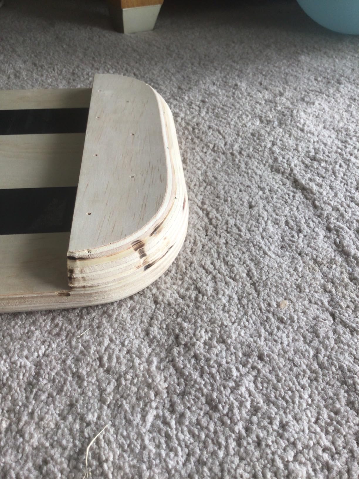 Balance Board Trainer, Wooden Balancing Board with Workout Guide to Exercise and Build Core Stability, Wobble Board for Skateboard, Hockey, Snowboard & Surf Training customer photo 1