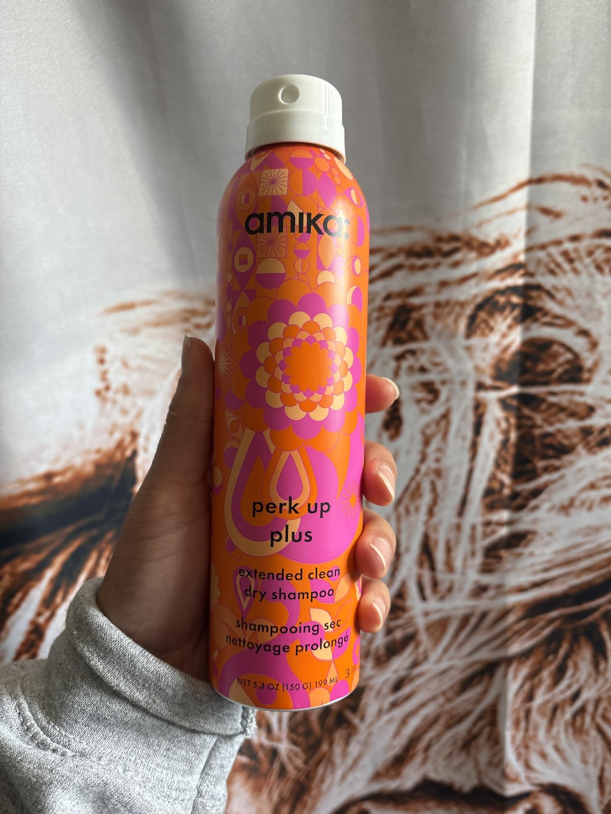 amika perk up plus extended clean dry shampoo | lightweight + buildable, extend time even further between wash days, invisible finish + no white residue, for all hair types customer photo 1