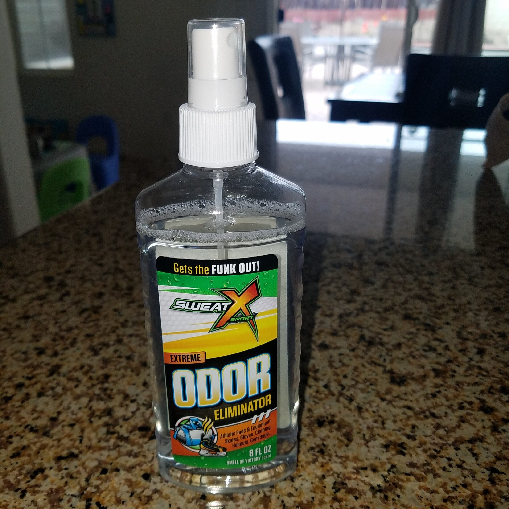 Sweat X Sport Extreme Odor Spray - Multipurpose Deodorizer for Stinky Shoes, Clothes, Sports Equipment & All Fabrics - Concentrated Formula, No Washing Required - Active Fresh Scent - 8 Fl Oz customer photo 2