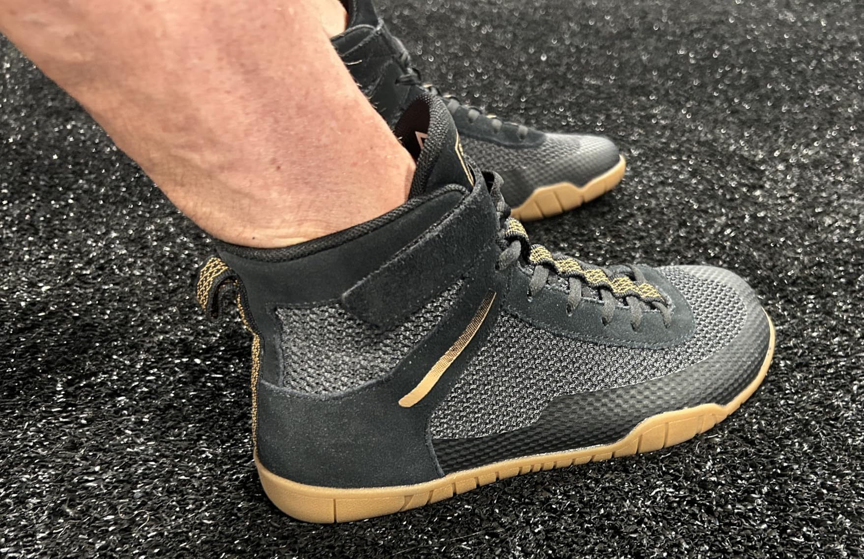 Wrestling Shoes Mens Boxing Shoe Fitness Weightlifting Powerlifting Zero Drop Sole customer photo 2