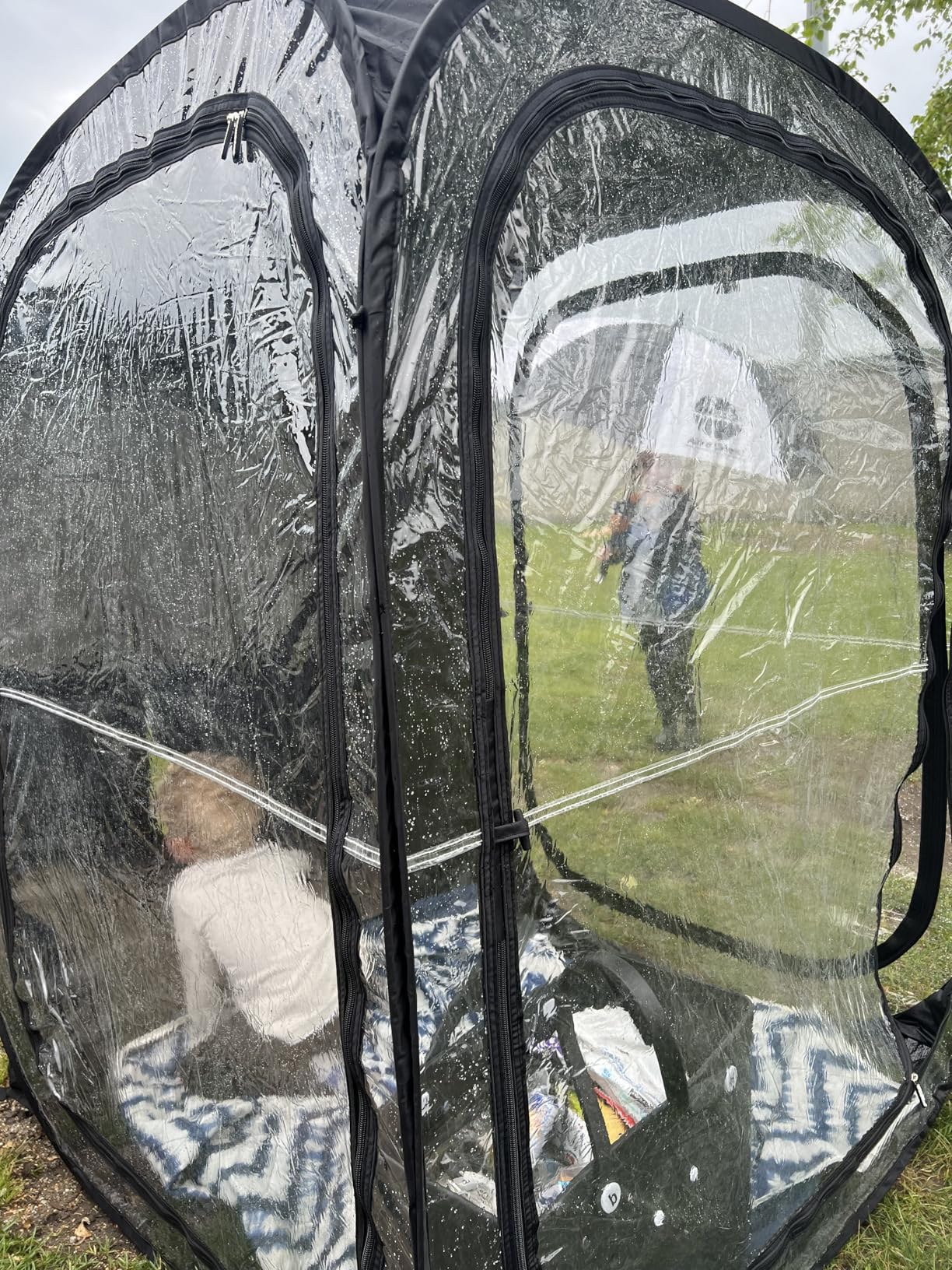 WeatherPod The Original Shark Tank MyPod 1-2 Person Pop-Up Pod - Stay Warm, Dry, and Out of The Sun - for Sports, Rain, or Wind customer photo 1