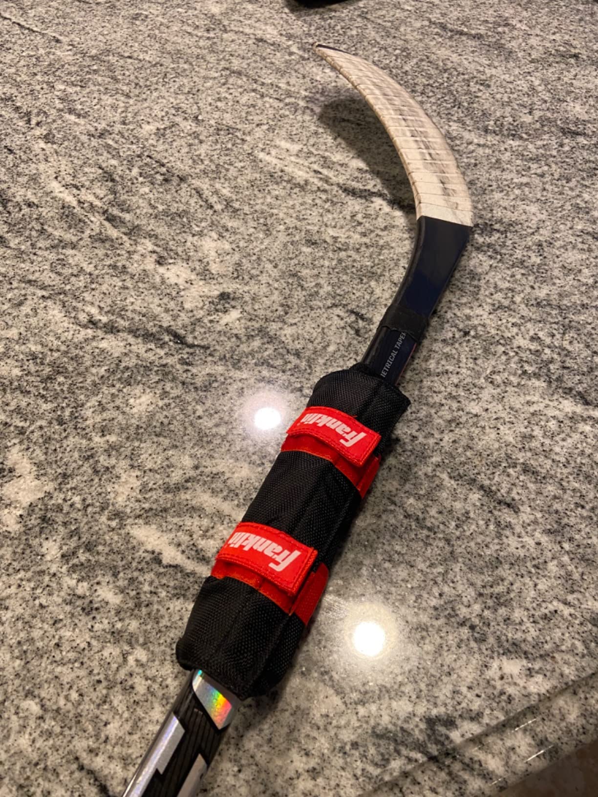 Franklin Sports Hockey Stick Weight - Hockey Training Aid + Accessory for Stick Handling + Shooting Skills - Adjustable 3.5 to 14 Ounce Training Weight customer photo 1