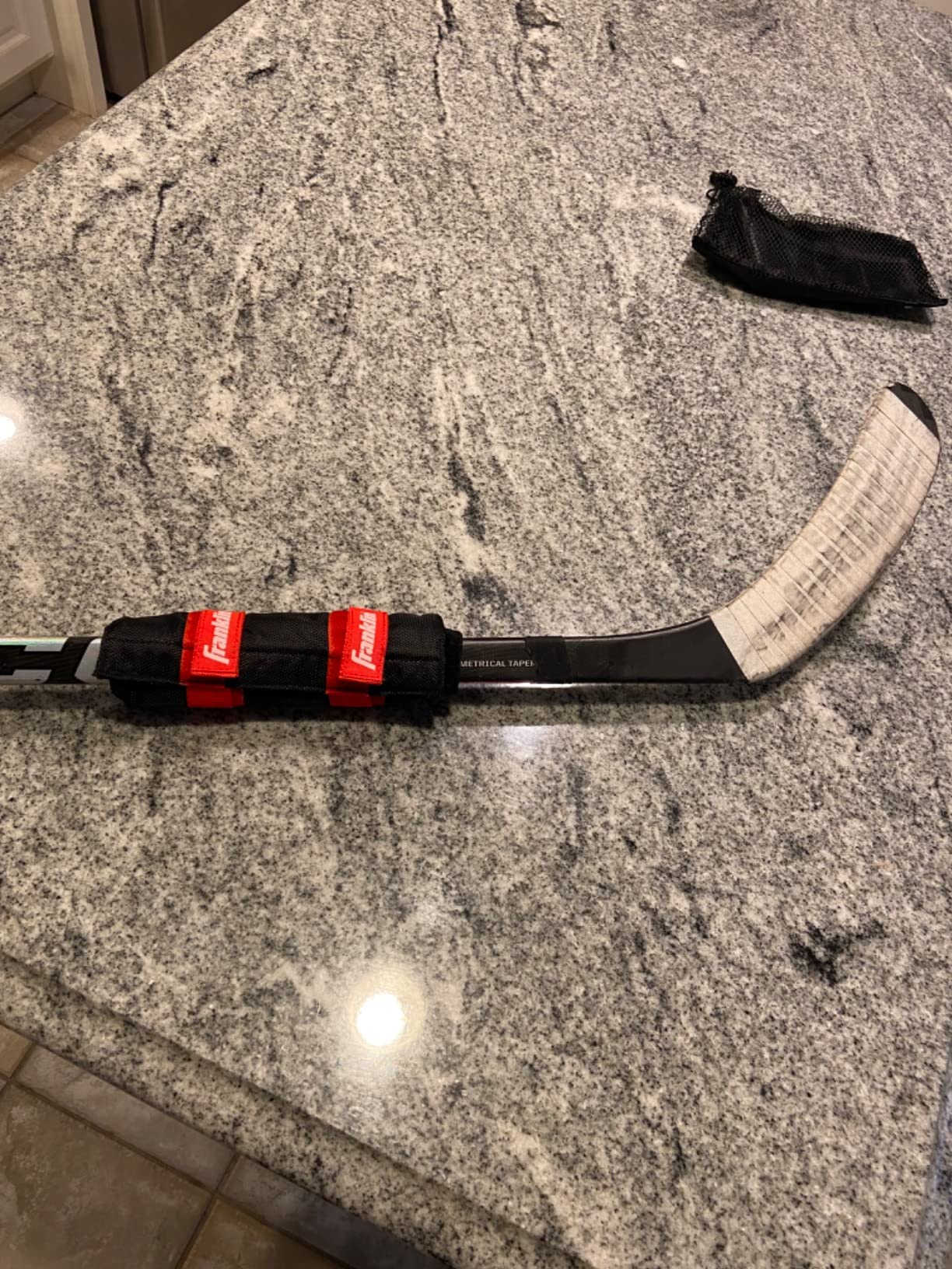 Franklin Sports Hockey Stick Weight - Hockey Training Aid + Accessory for Stick Handling + Shooting Skills - Adjustable 3.5 to 14 Ounce Training Weight customer photo 2