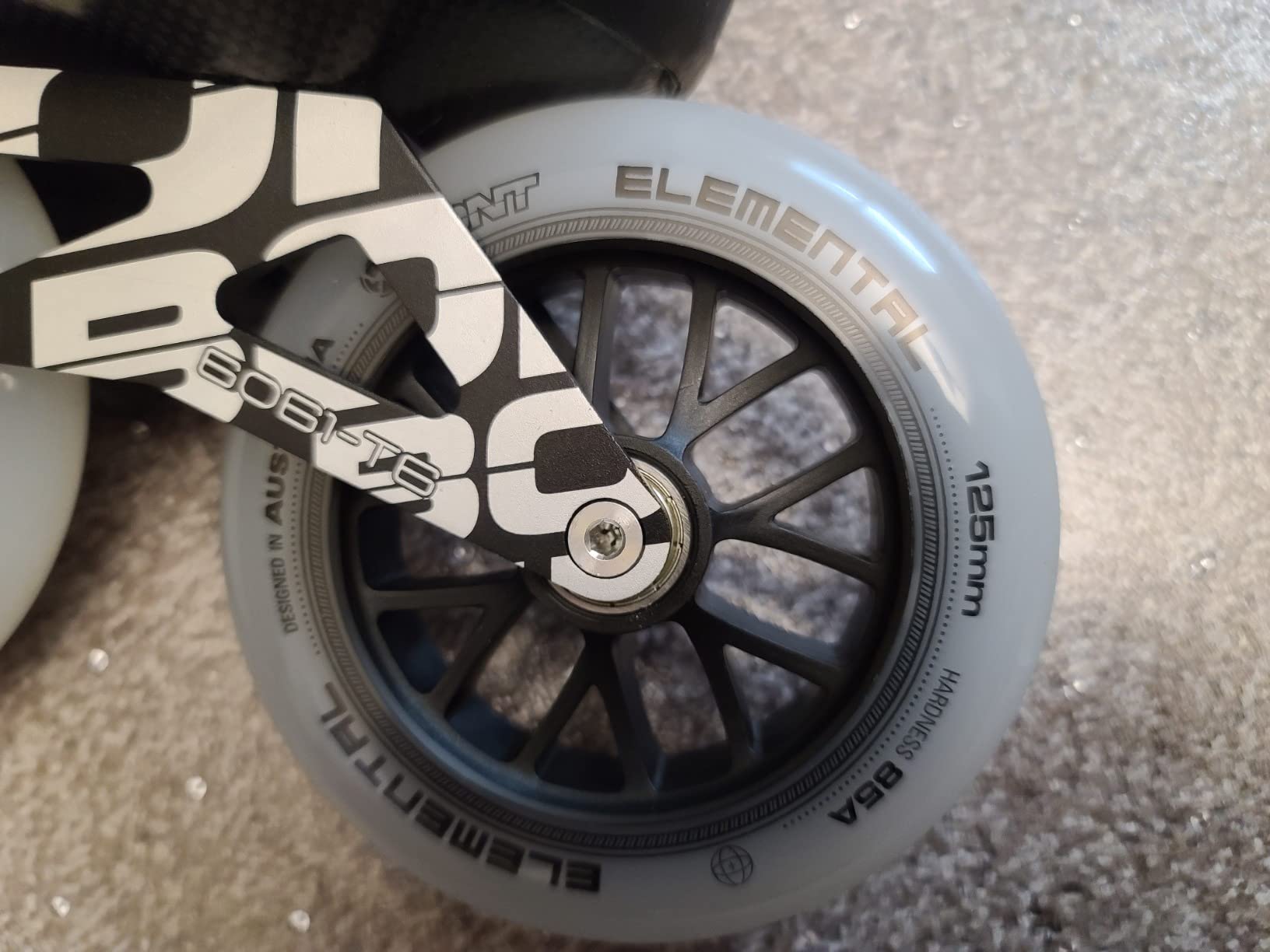 Bont Semi Race III Inline Skates 125mm, 2PF Unity 11.8 Inch Frame, Elemental 125mm Wheels, ABEC 7 Bearings, Fitness and Speed Skating customer photo 1