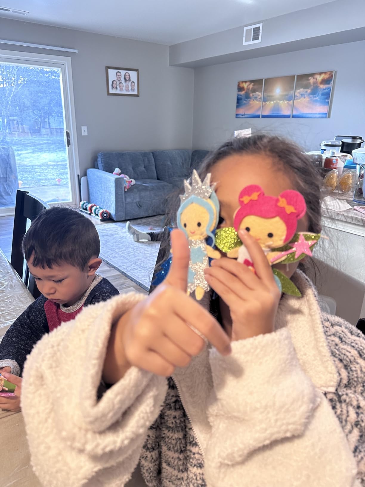 CRAFTILOO Ballerina Dancers Sewing Kit for Kids, Fun and Educational Craft Set for Boys and Girls Age 5-12, Sew Your Own Felt Ballerina Craft Kit for Beginners customer photo 2