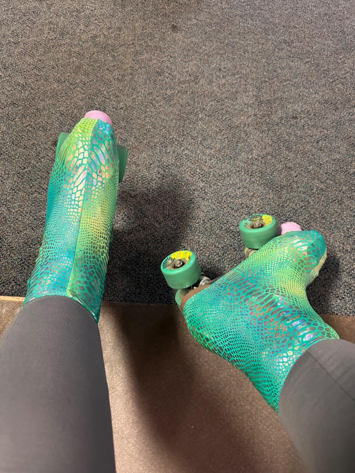 Kami-So Metallic Ice Skating Boot Covers | Premium Protection for Hockey & Figure Skates | Available in Colors & Sizes customer photo 1