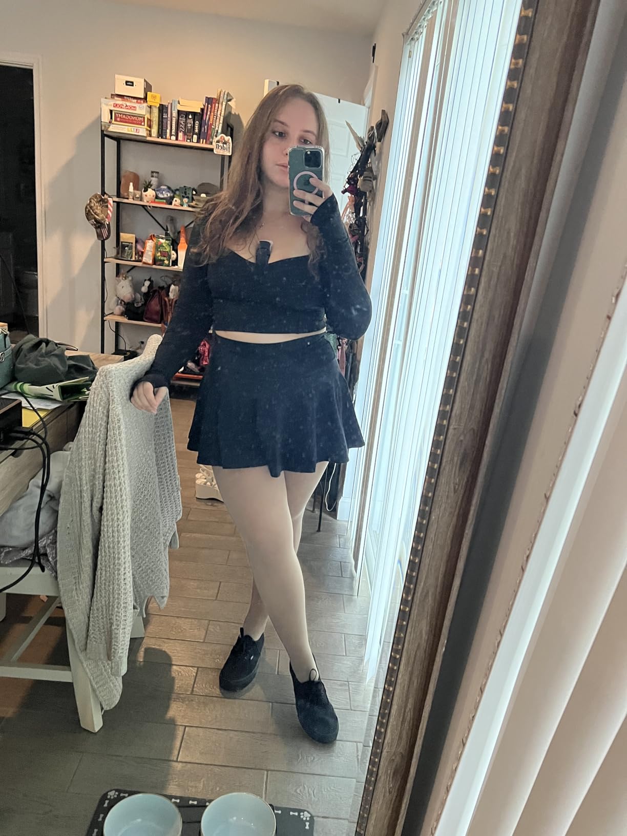 Figure Skate Tights - 2 Pair Footed for Competitions, Practice, Ice Skating or Dance customer photo 1