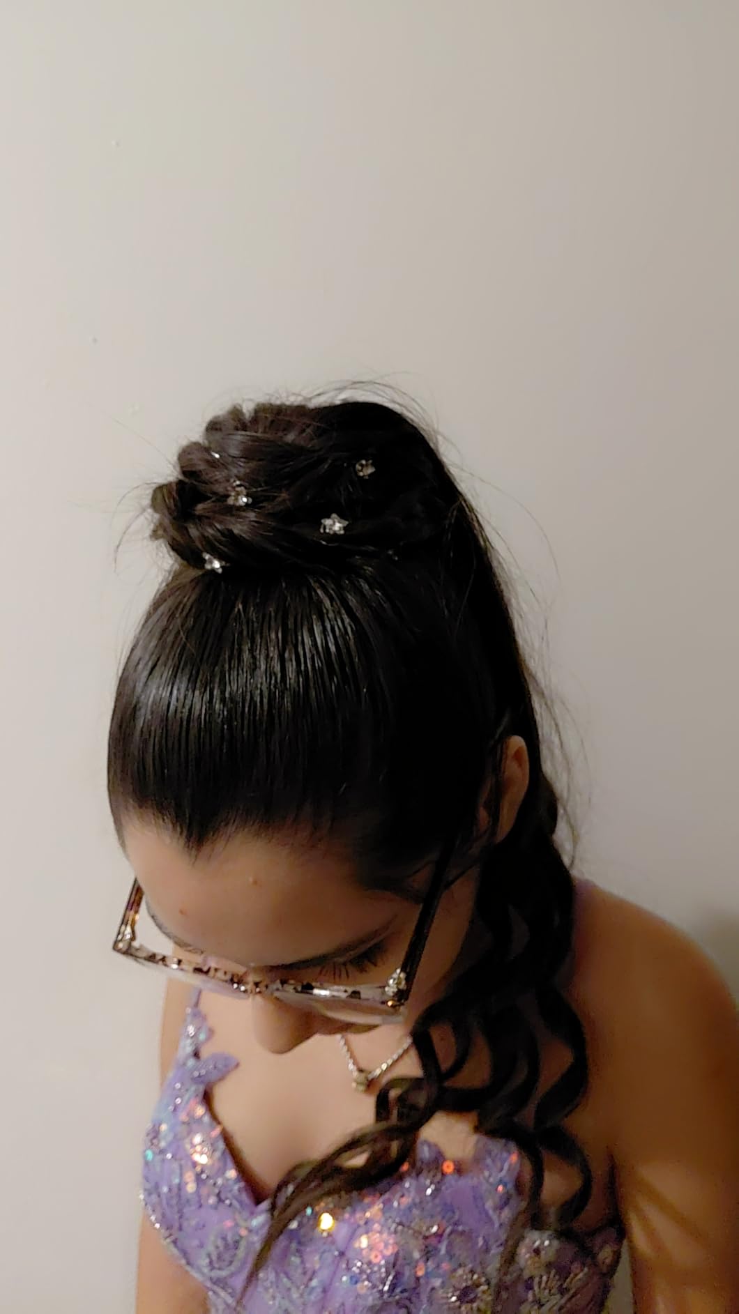 60 PCS 4 Shapes Gems Rhinestone Twister Hair Studs Set Diamond Spiral Pearl Flower Jewels Hair Pins Sticks for Wedding, Bridal, Prom, Party and Special Occasion, Butterfly customer photo 1