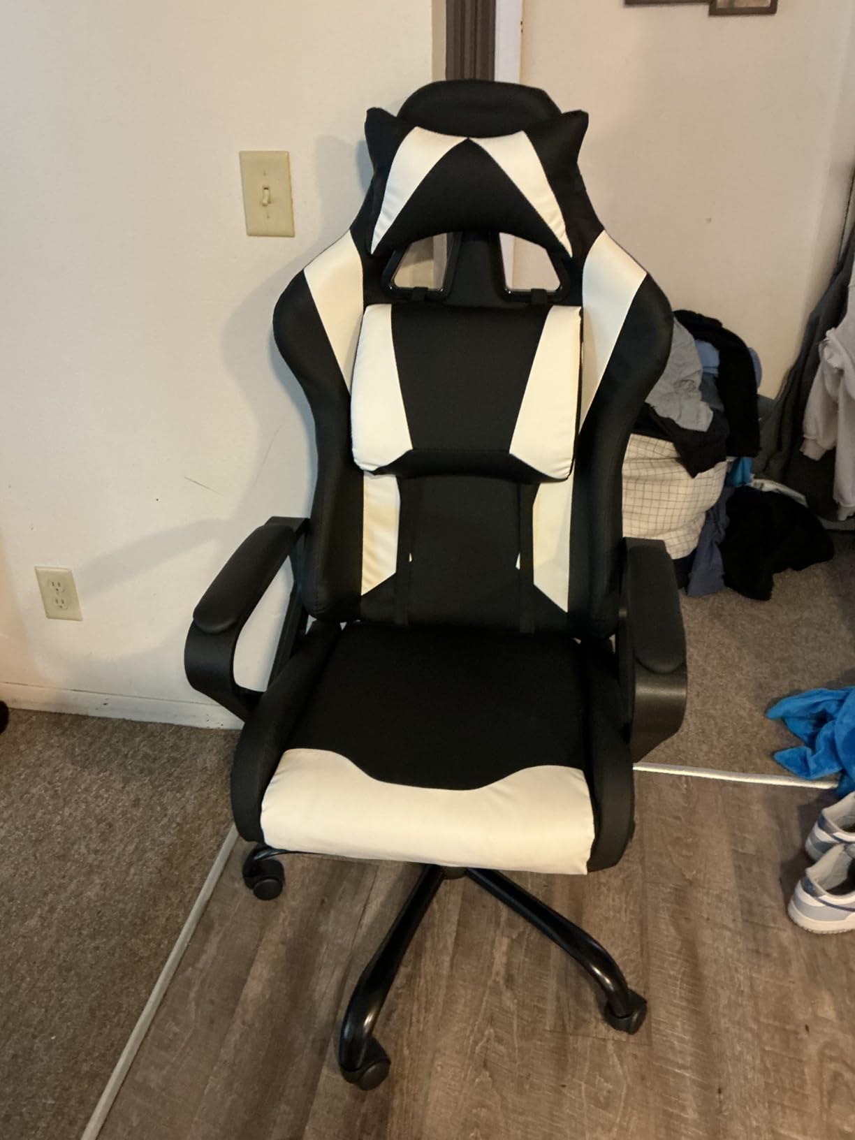 Gaming Chair High-Back Office Chair Ergonomic Video Game Chairs Height Adjustable Reclining Computer Chair with Lumbar Support Armrest Headrest Swivel Chair Game Chair for Adult Teen - Camo customer photo 1