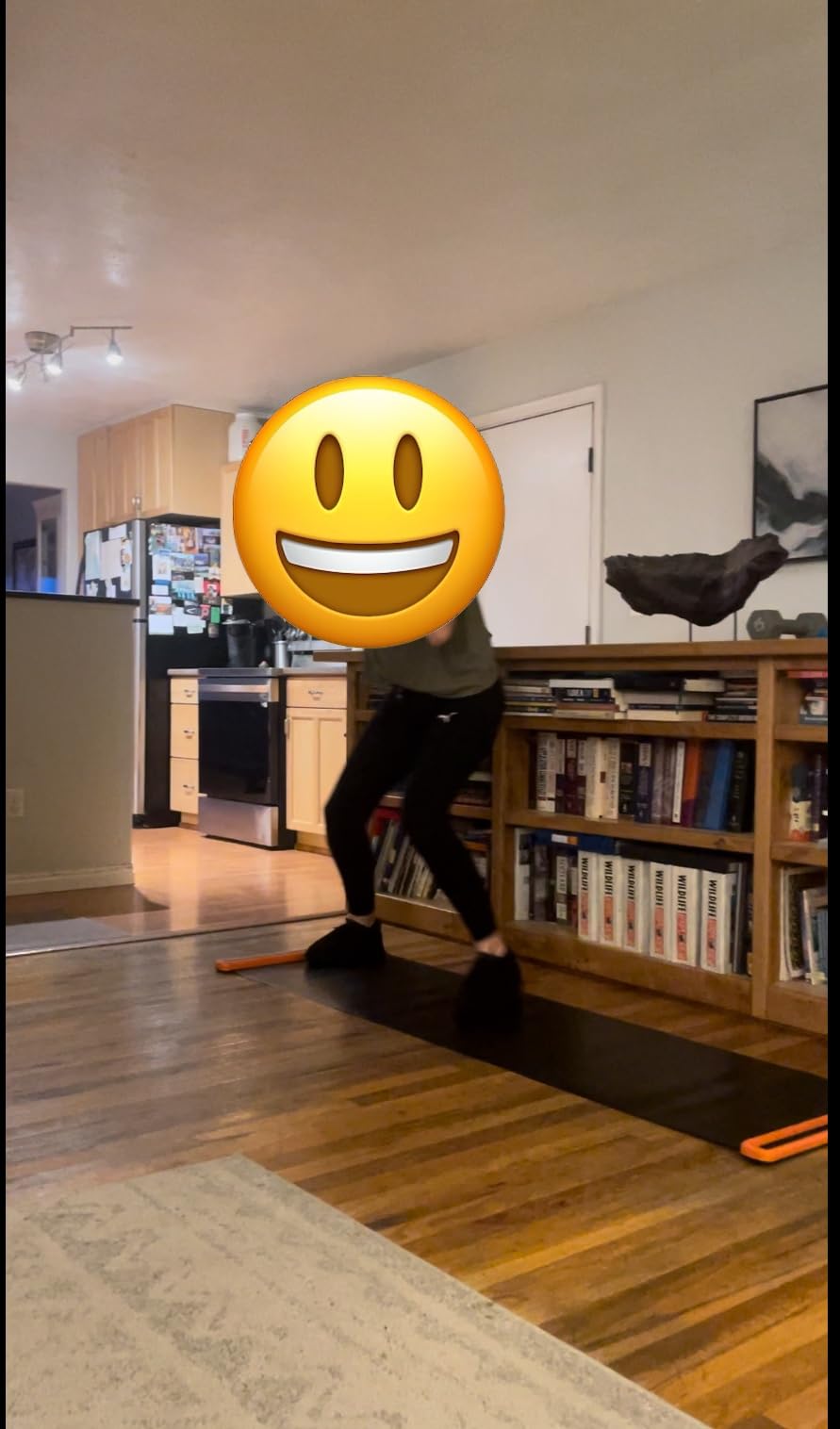 Slide Board For Working Out For Beginners And Pros, 4.6'/6' Exercise Slide Board With 2 Sets of Shoes Booties customer photo 1