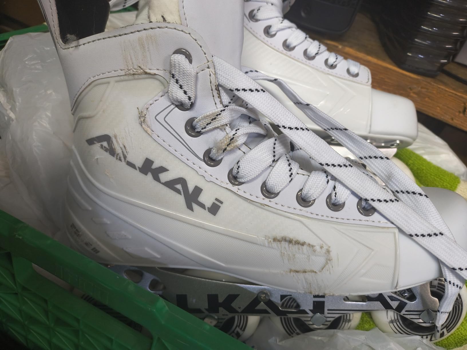 Alkali Cele III Senior Adult Junior Kids Inline Roller Hockey Skates customer photo 1
