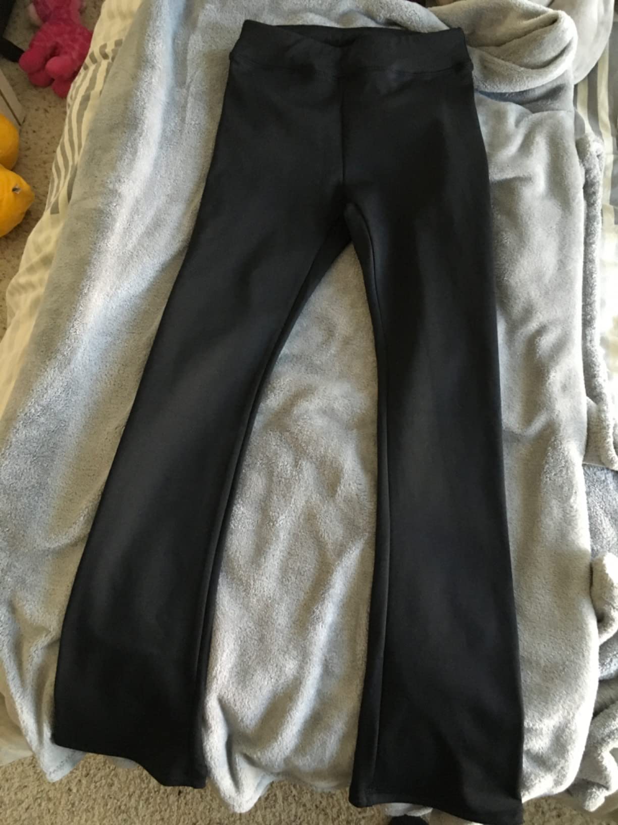 Girl's Figure Skating Pants Ice Skating Leggings Polar Fleece Warm Practice Training Wear customer photo 1