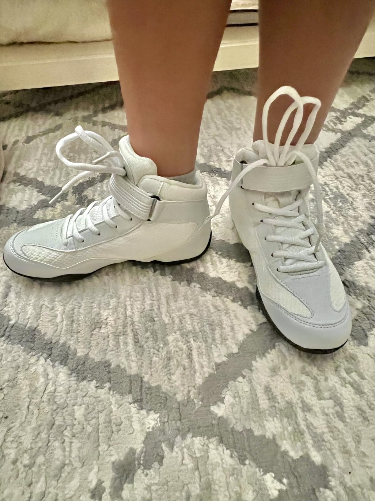 Wrestling Shoes - High Traction Wrestling Shoes for Men, Women, Youth & Kids - Durable Shoes for Wrestling, Boxing, Weightlifting & Bodybuilding - Combat Sports Footwear, Lightweight Gym Shoes customer photo 1