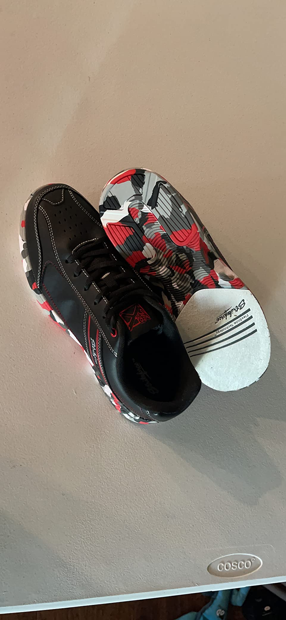 KR Strikeforce Flyer Lite Red Camo Athletic Bowling Shoe Comes with a #8 Slide Pad on Both Shoes for Right or Left Handed Bowlers customer photo 1