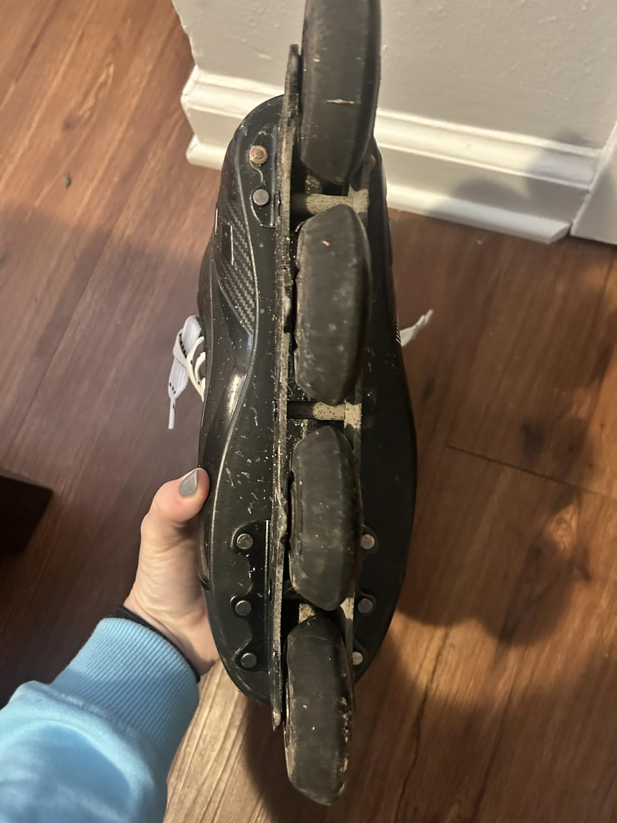 TronX Stryker 3.0 Senior Adult Junior Kids Inline Roller Hockey Skates, New Model customer photo 2