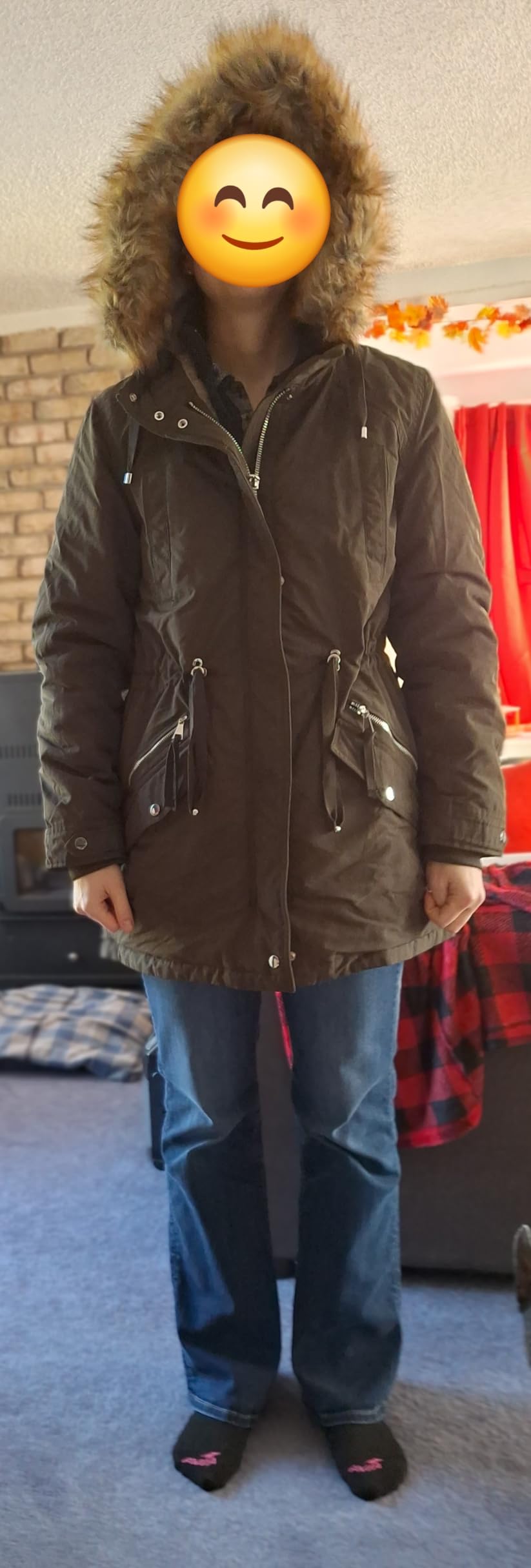 ANOTHER CHOICE Women's Hooded Winter Coat Waterproof Parka Jacket Warm Sherpa Fleece Lined Winter Parka Coat customer photo 1