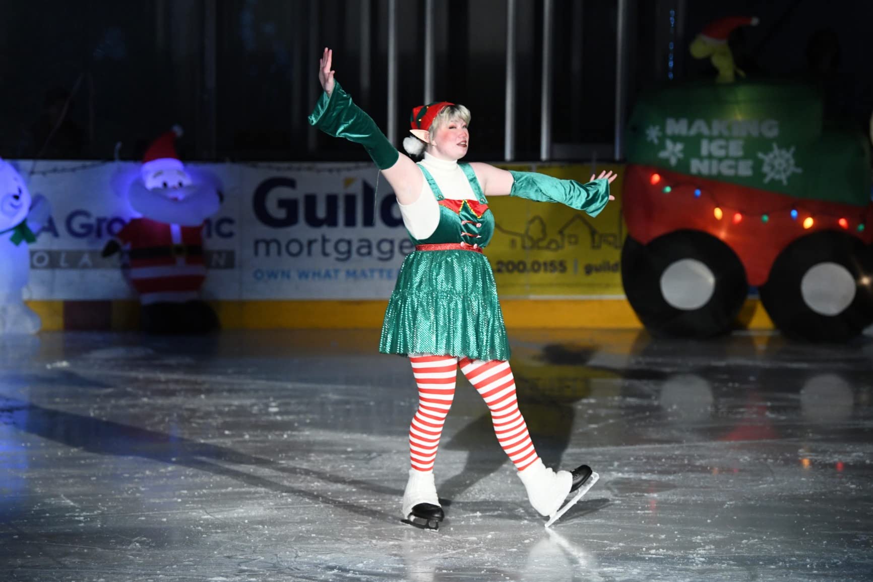 Riedell Unisex Horizon Recreational Ice Skates - Supportive Uppers with Plush Padded Lining, Smooth Stainless Steel Blades, and PVC Soles customer photo 2