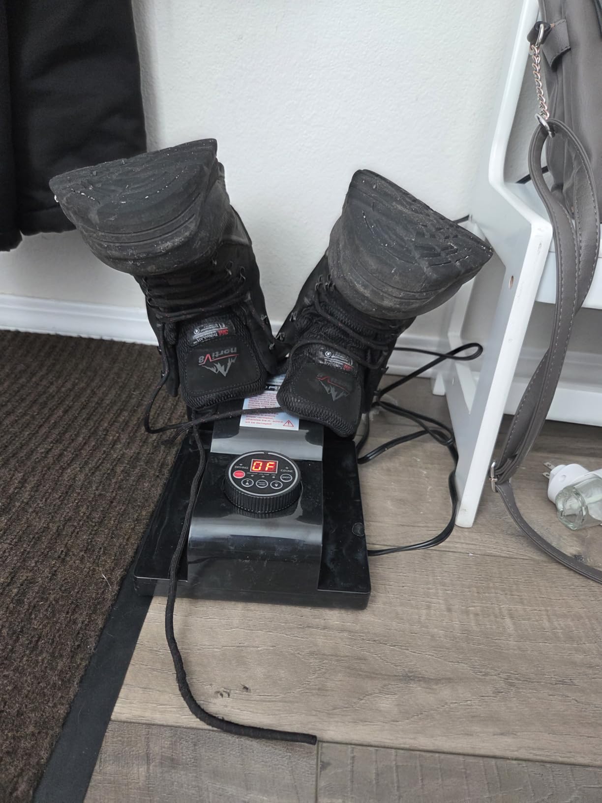 FORLIM [Upgraded Temperature Control] Boot Dryer - Shoe Dryer with 24-Hour Delay Timer, Portable Glove Dryer & Boot Warmer customer photo 1