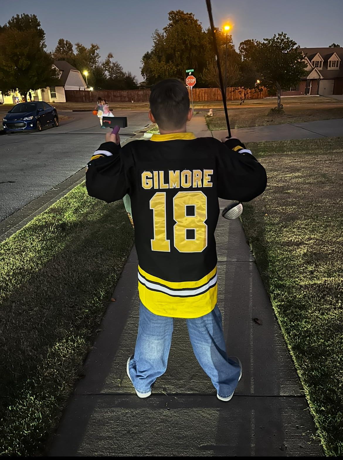 Happy Gilmore #18 Jersey Boston Adam Sandler 1996 Movie Ice Hockey Jersey Stitched S-XXXL, 90S Hip Hop Clothing for Party customer photo 1