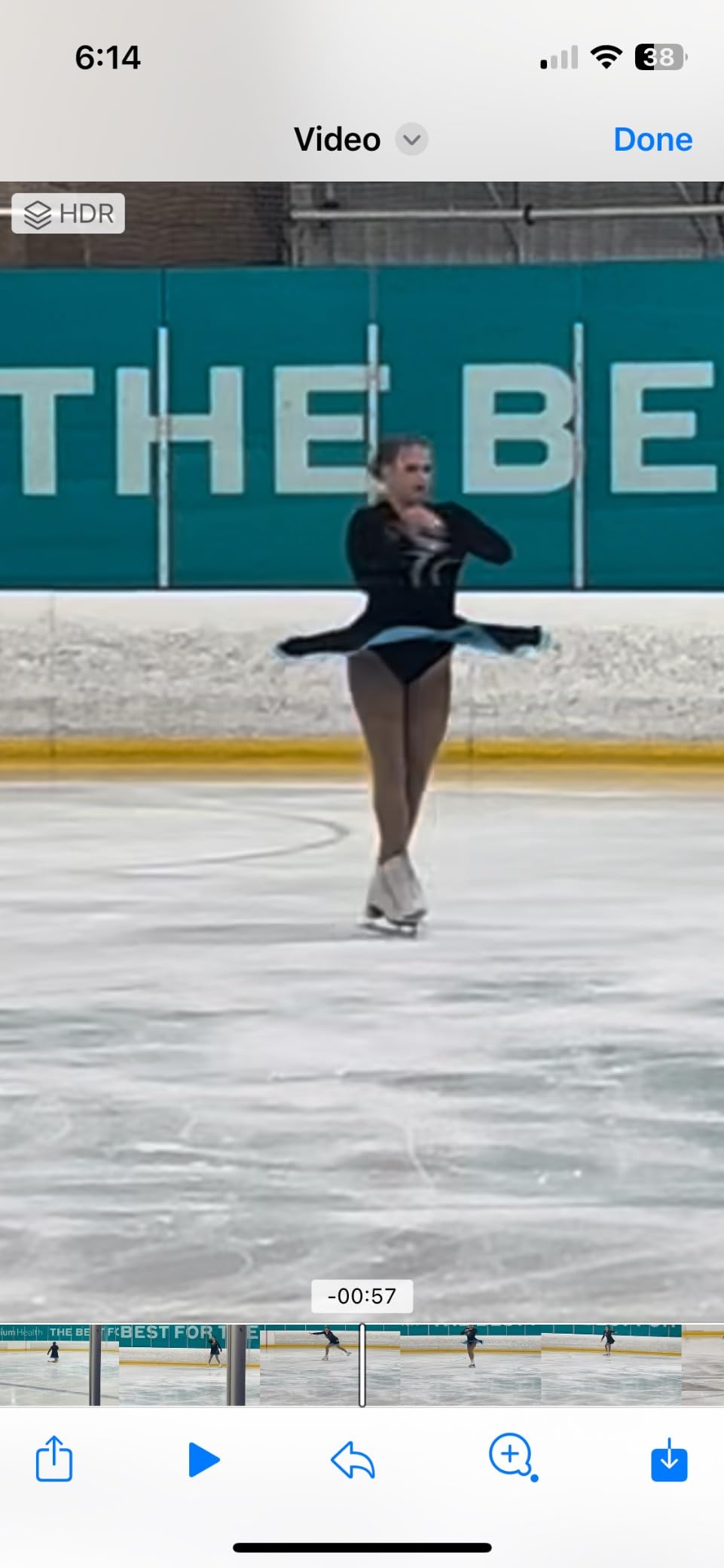 Freebily Women's Adult Rhinestone Mesh Splice Figure Ice Skating Dress Lyrical Dancewear Costume customer photo 1