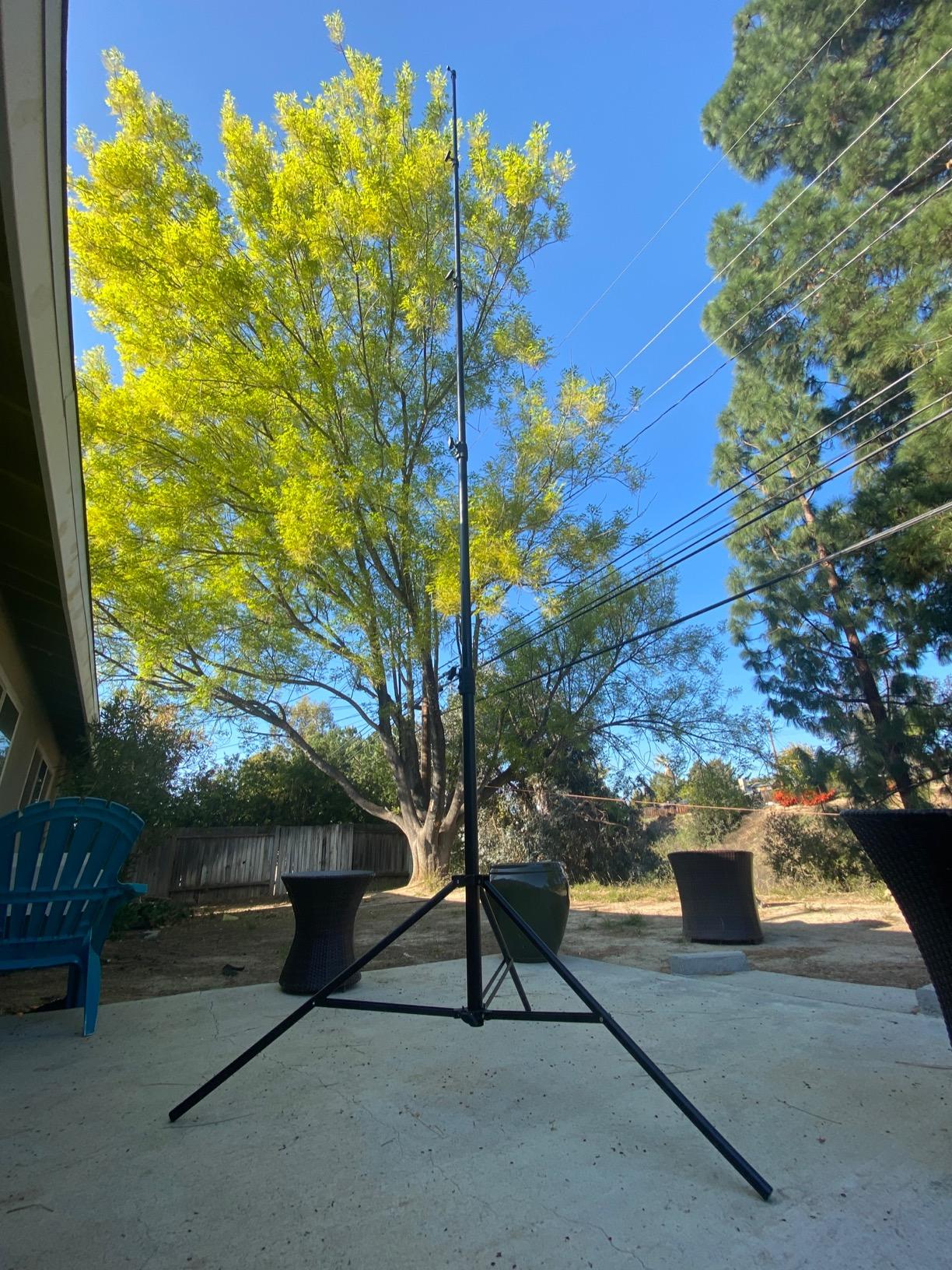 Glide Gear TST 12 12-Foot Tripod Stand - Air-Cushioned Telescoping Sections, Heavy-Duty Aluminum Construction, Adjustable Height, Supports Cameras Up to 4 lbs - Stabilization Kit Included customer photo 1