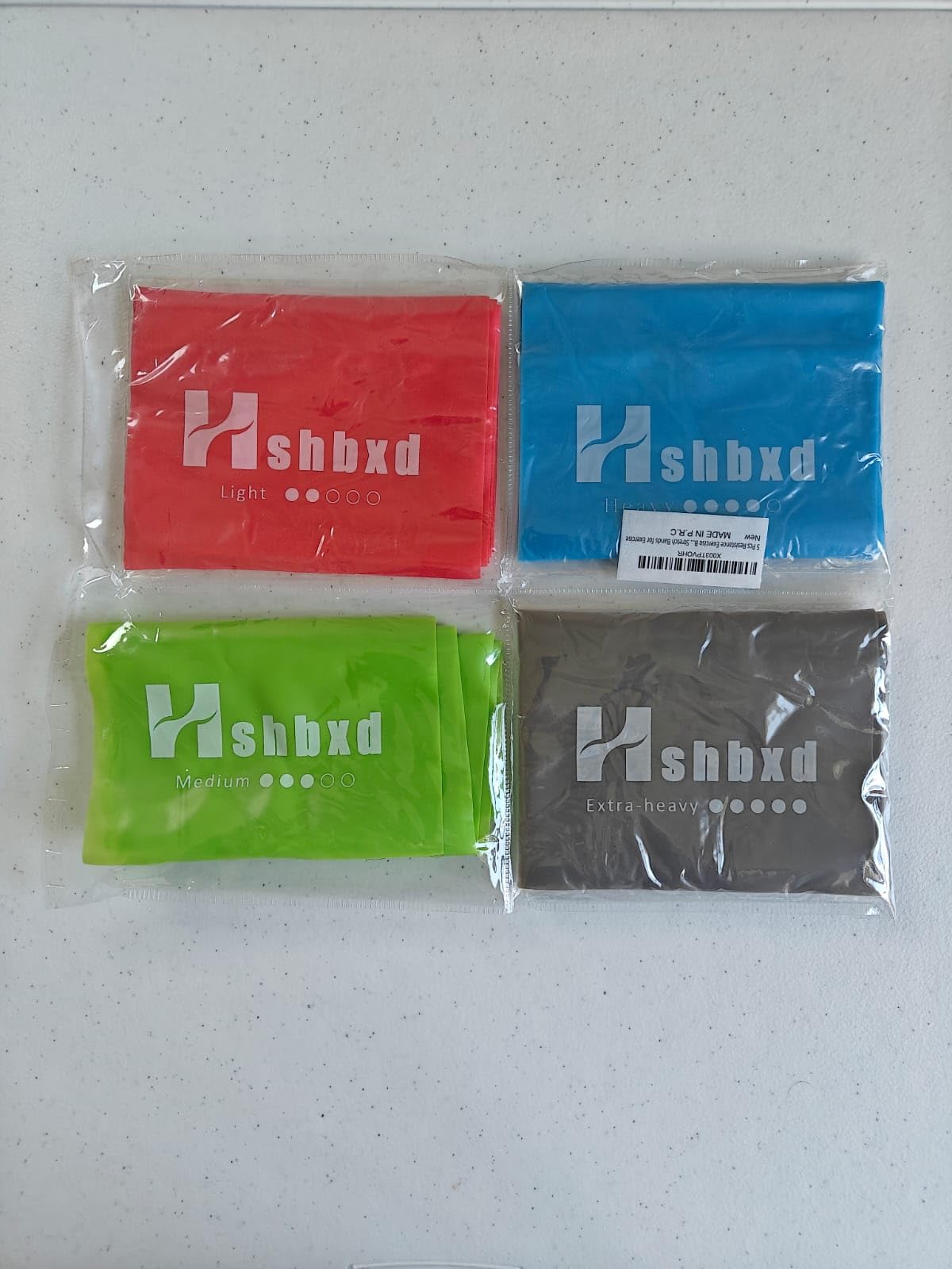 Resistance Bands for Working Out, Physical Therapy Bands, Latex Free Elastic and Exercise Bands Set for Stretching, Suitable for Rehab, Yoga, Pilates, Gym, Home Exercise customer photo 1